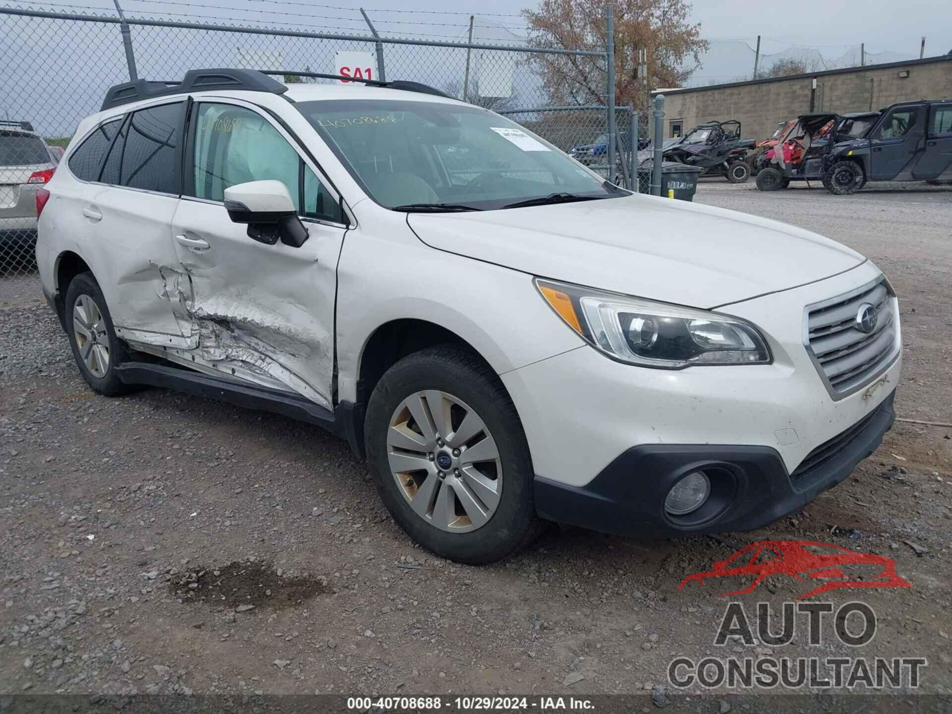 SUBARU OUTBACK 2017 - 4S4BSAFC8H3240543