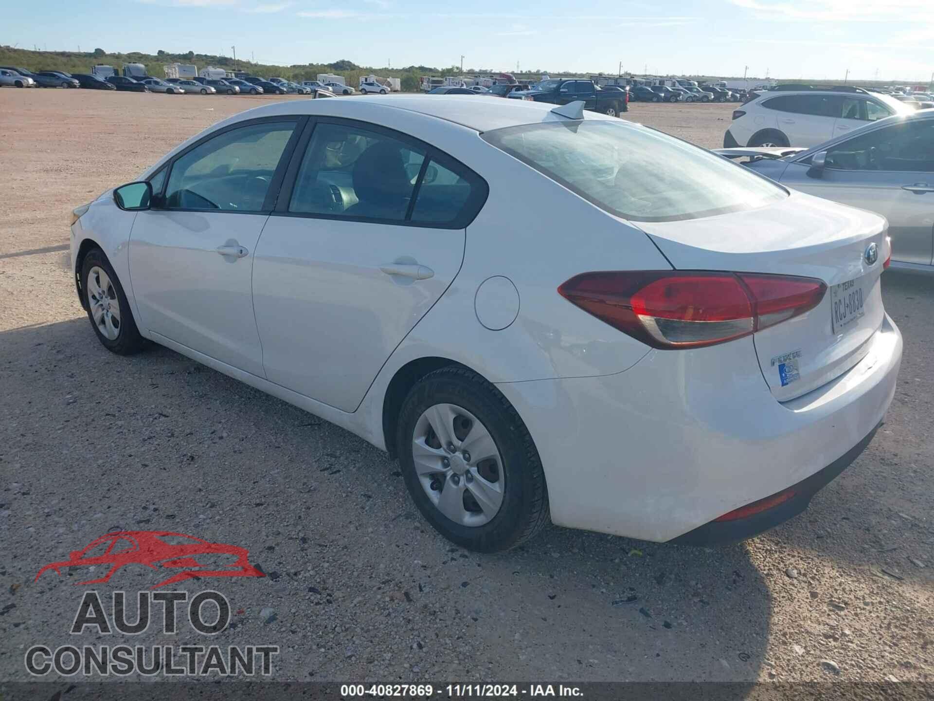 KIA FORTE 2017 - 3KPFK4A74HE080414