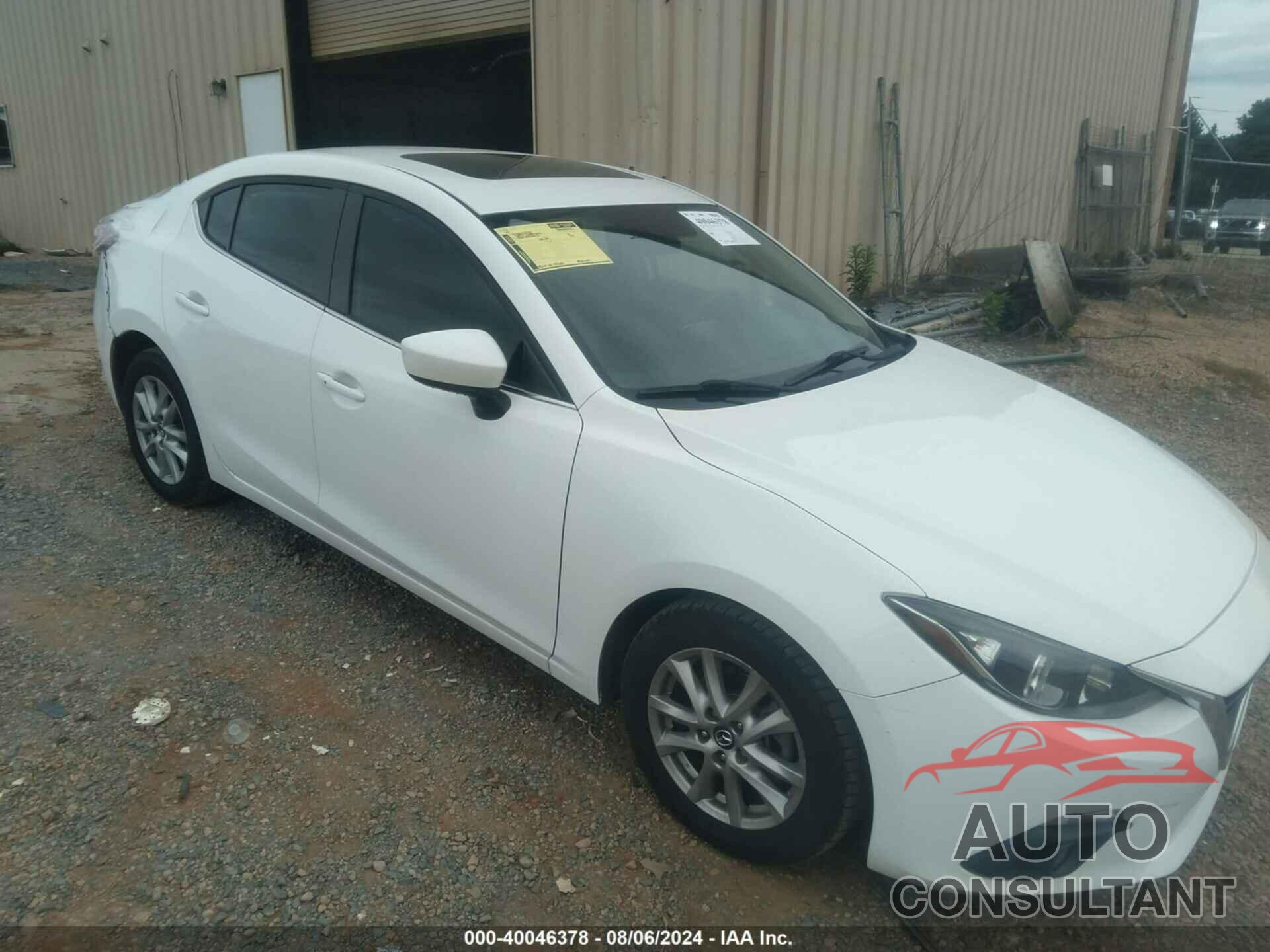 MAZDA MAZDA3 2016 - JM1BM1V76G1344588