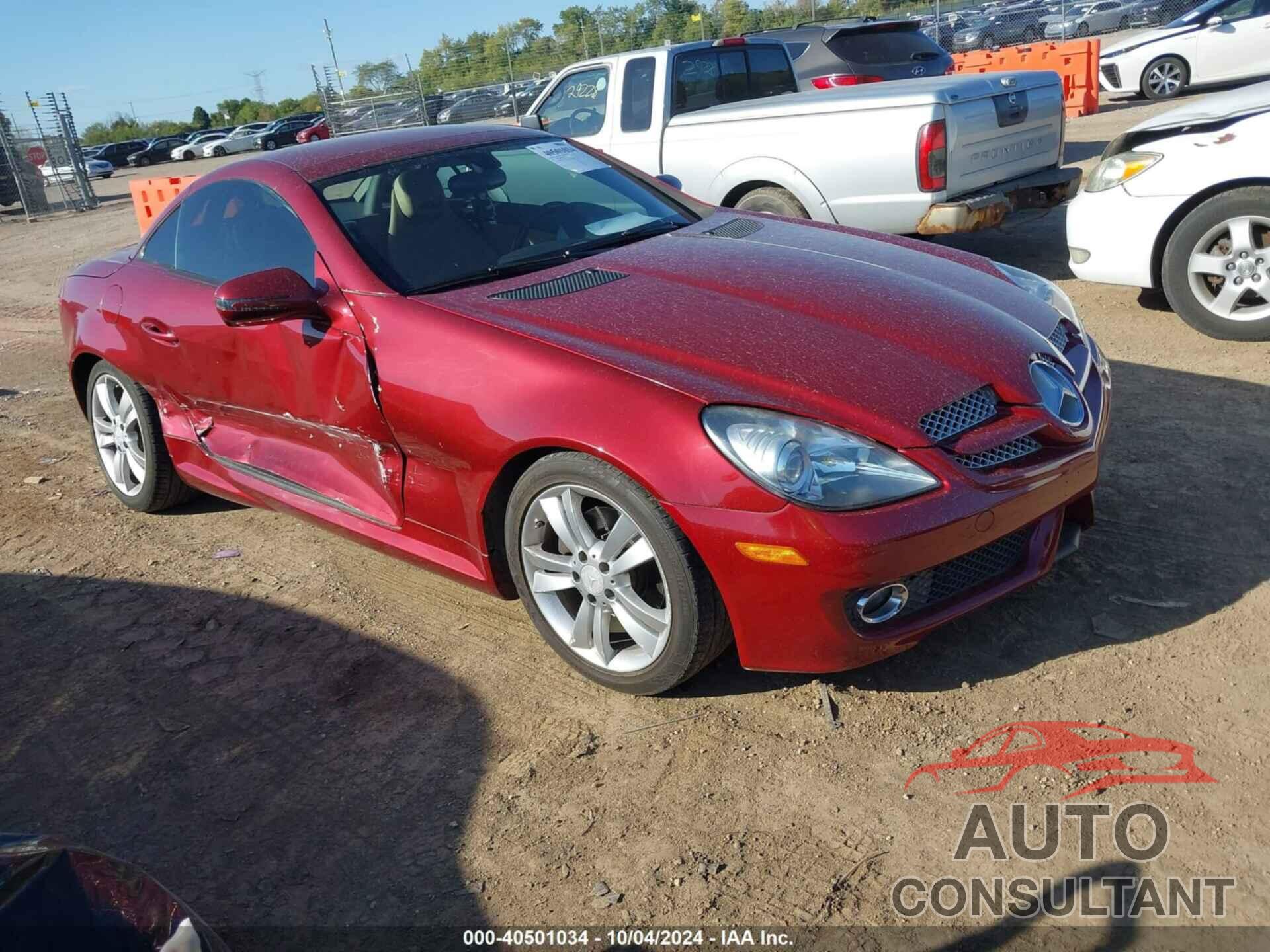 MERCEDES-BENZ SLK 300 2011 - WDBWK5EA8BF242083