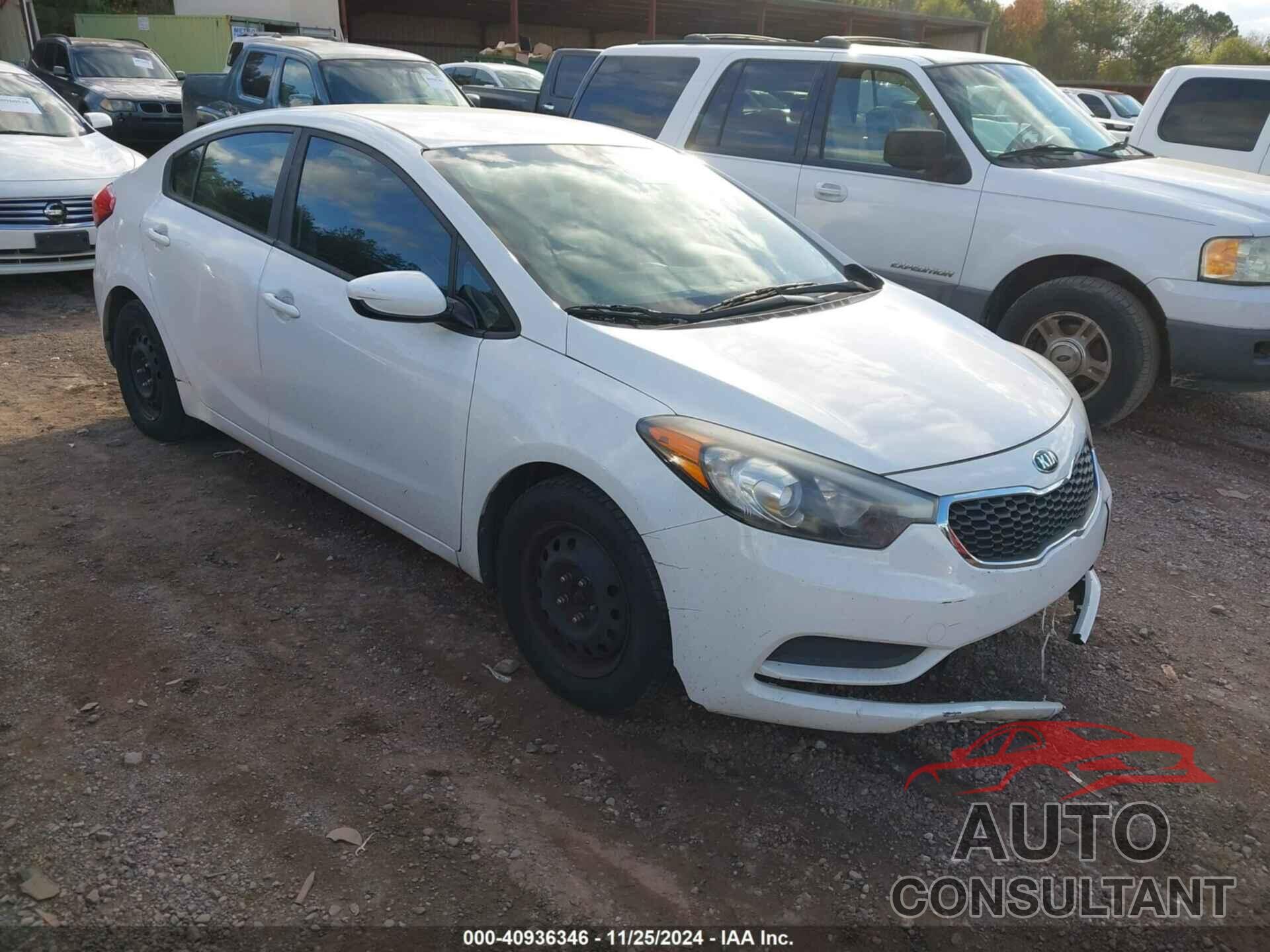 KIA FORTE 2016 - KNAFK4A63G5603534