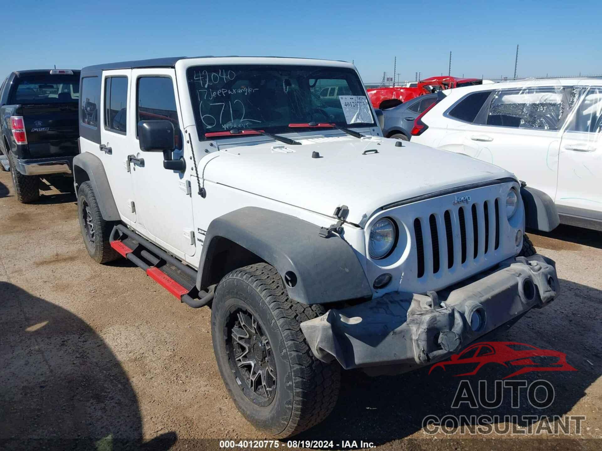 JEEP WRANGLER UNLIMITED 2017 - 1C4HJWDG0HL606712
