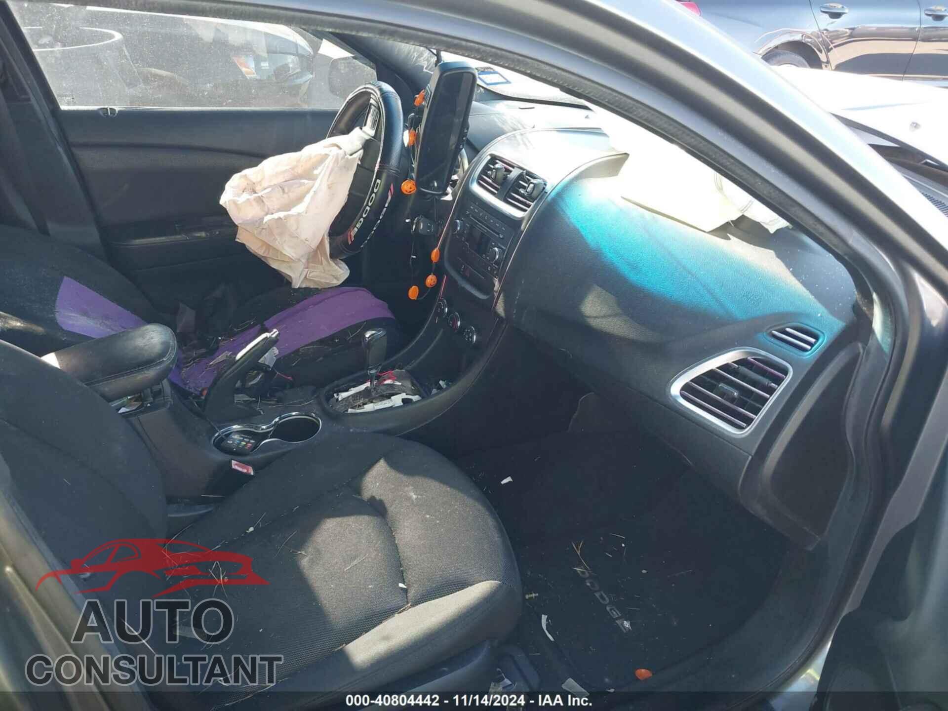 DODGE AVENGER 2013 - 1C3CDZAG2DN552498