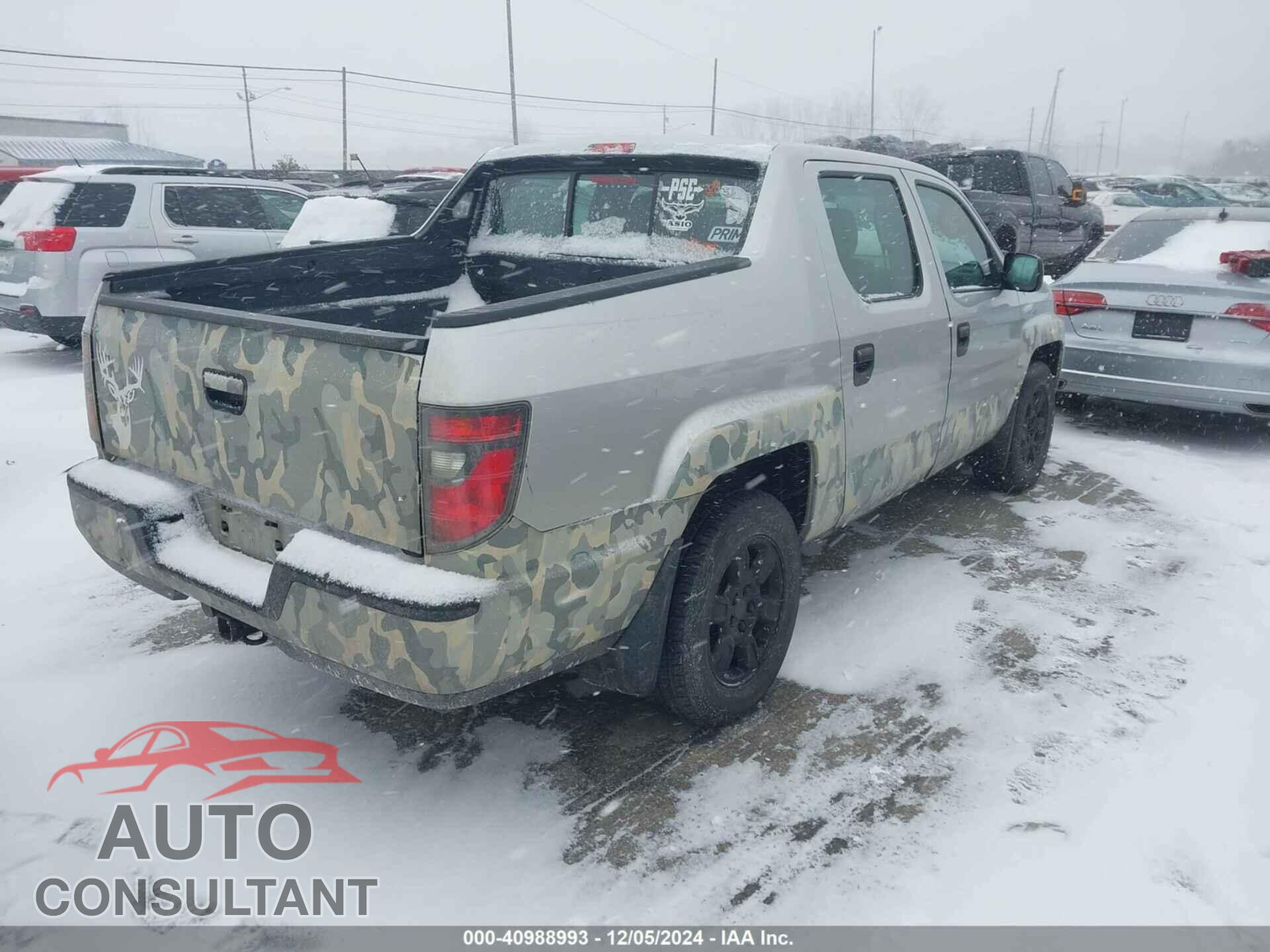 HONDA RIDGELINE 2012 - 5FPYK1F25CB002397