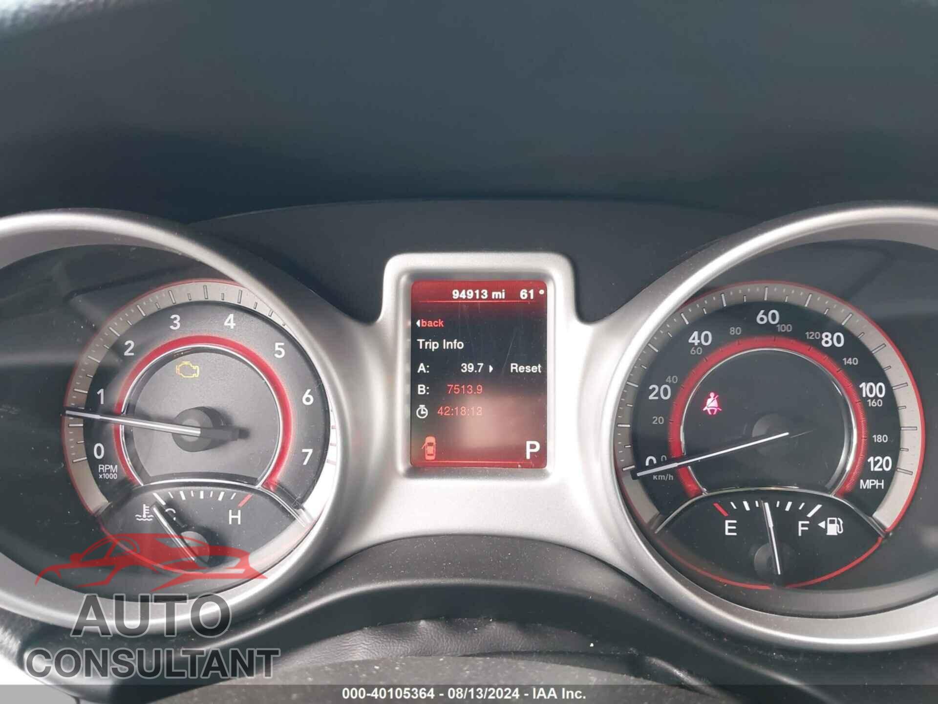DODGE JOURNEY 2017 - 3C4PDDBG7HT512325