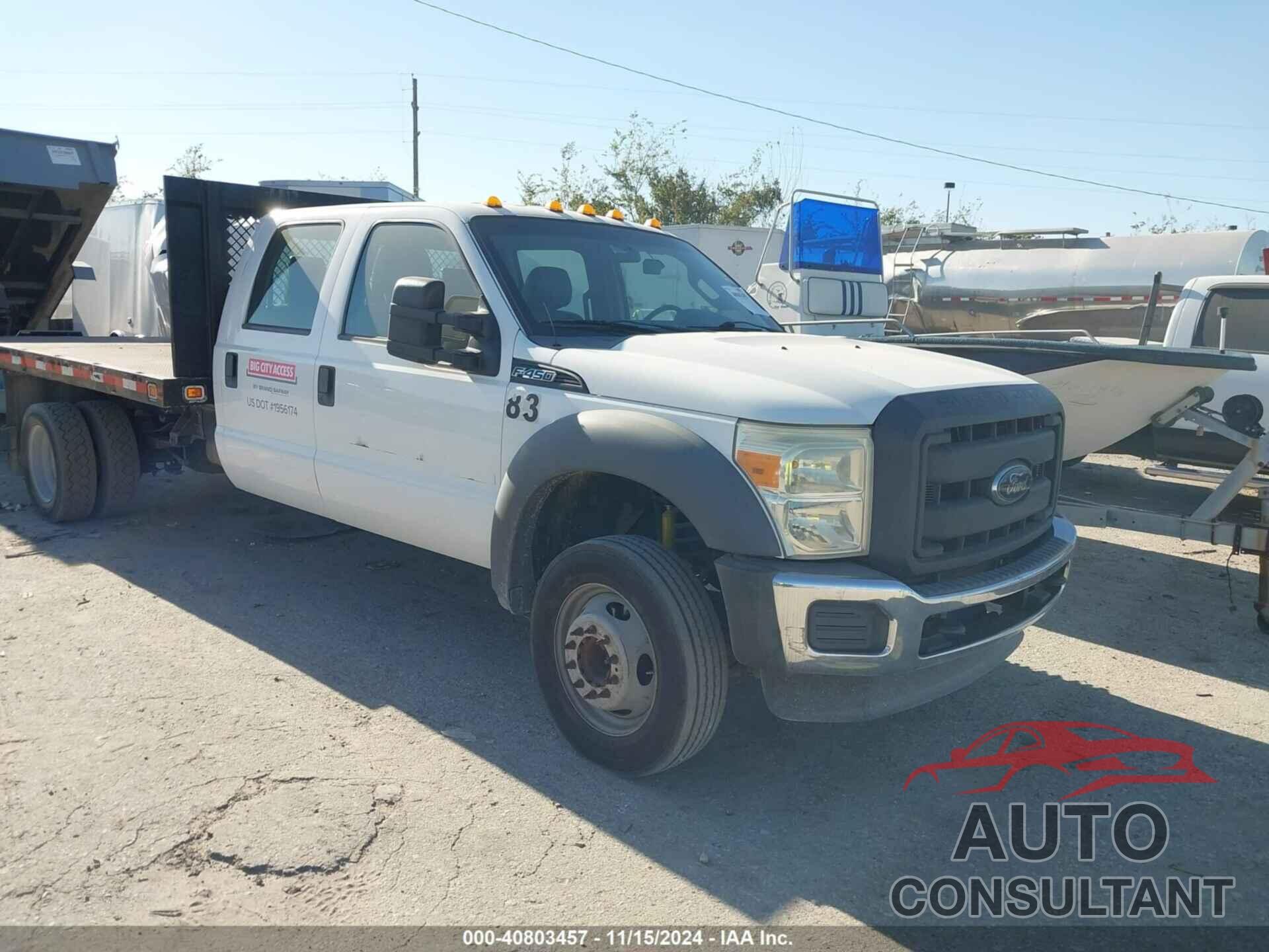 FORD F-450 CHASSIS 2015 - 1FD0W4GY5FEB04668