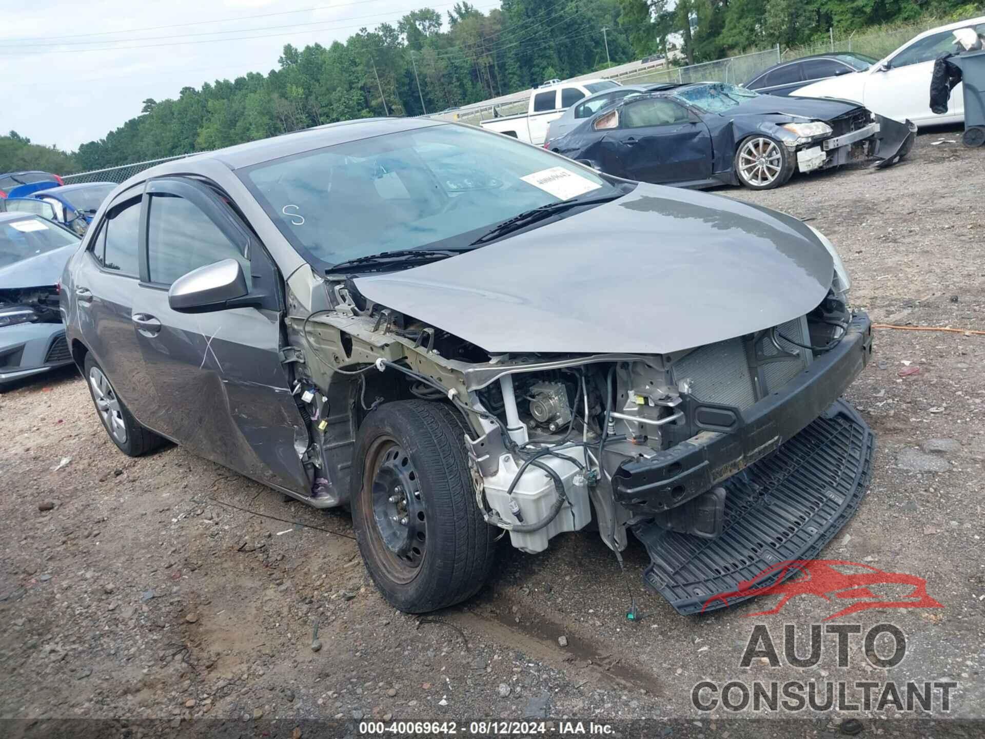 TOYOTA COROLLA 2016 - 2T1BURHE6GC687793