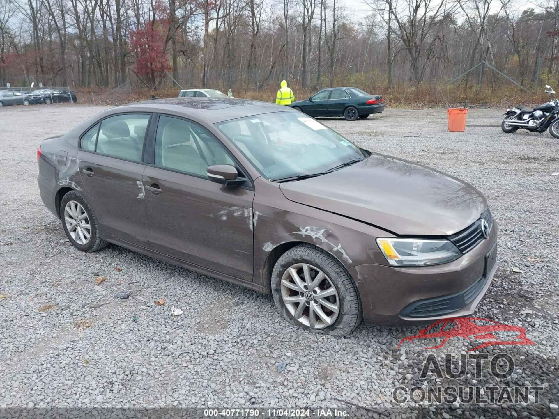 VOLKSWAGEN JETTA 2012 - 3VWDP7AJ0CM402967
