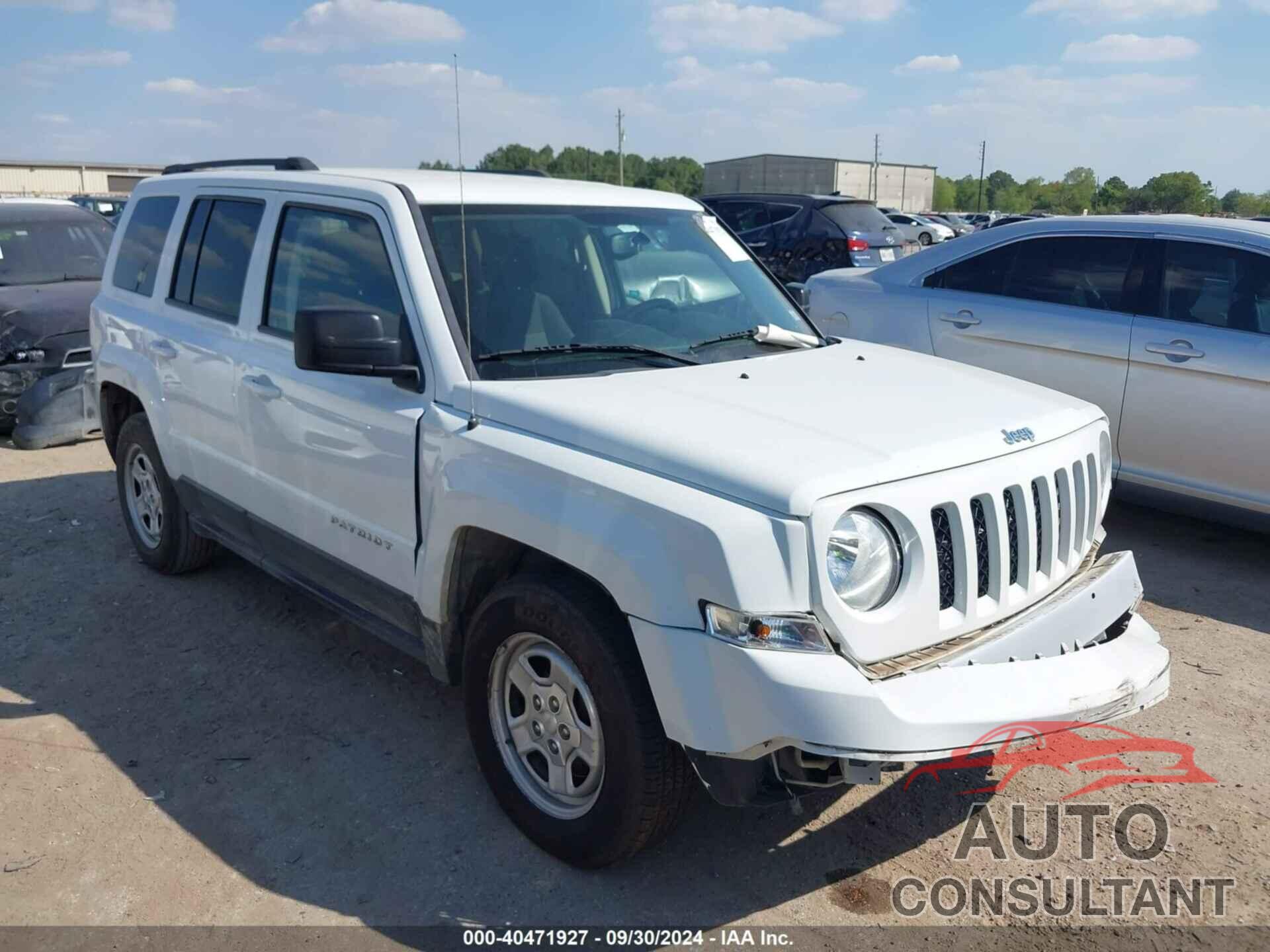 JEEP PATRIOT 2016 - 1C4NJPBAXGD676802