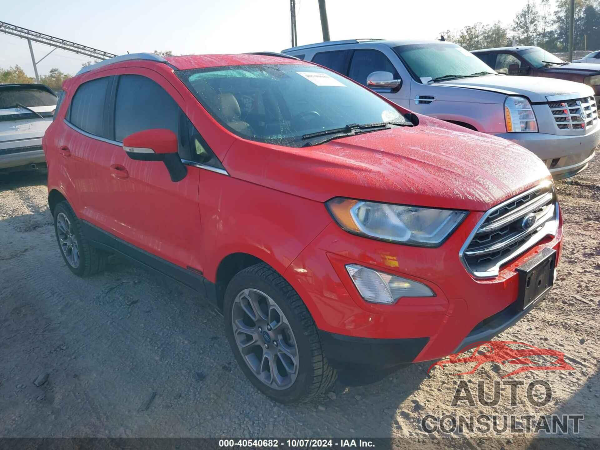 FORD ECOSPORT 2018 - MAJ6P1WL6JC217023