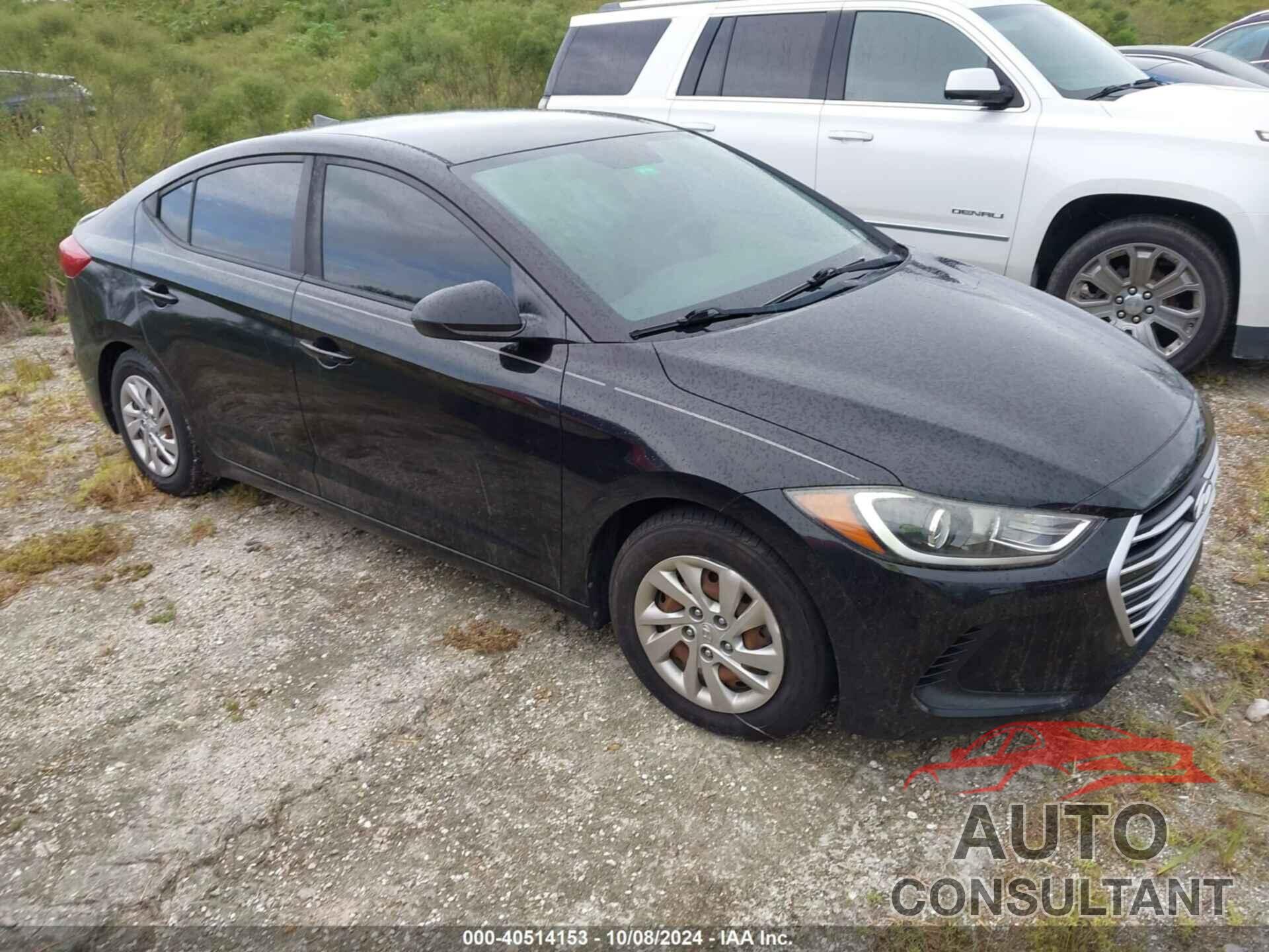 HYUNDAI ELANTRA 2017 - KMHD74LF7HU423582