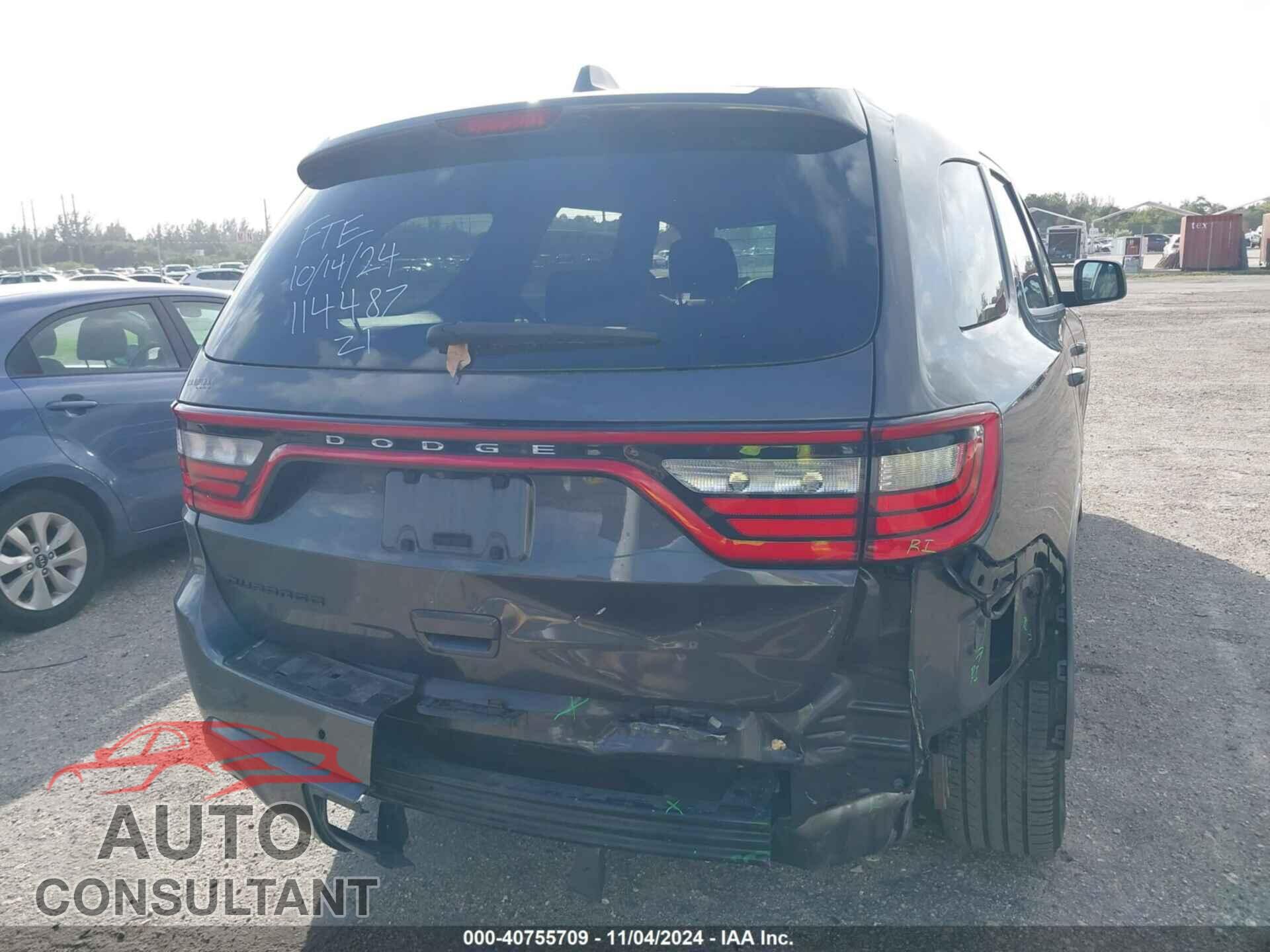 DODGE DURANGO 2018 - 1C4RDHAG0JC114487