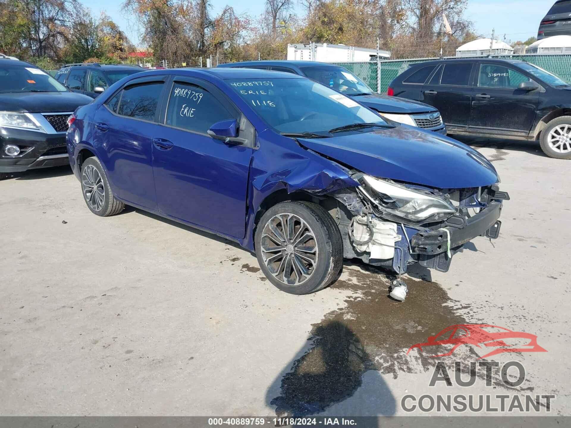 TOYOTA COROLLA 2014 - 2T1BURHE1EC124065