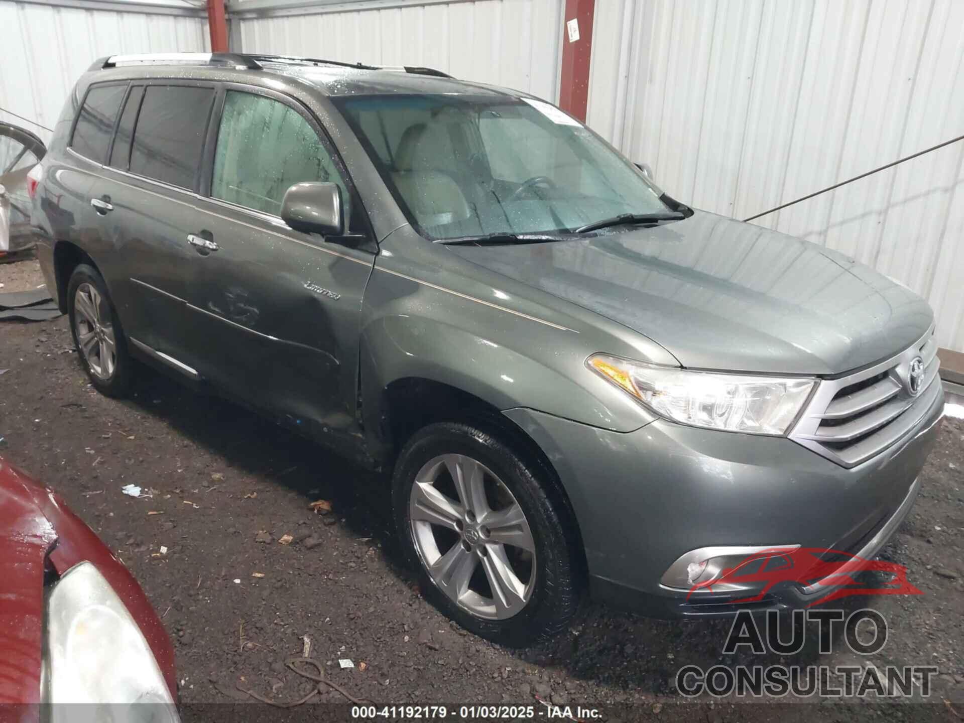 TOYOTA HIGHLANDER 2013 - 5TDYK3EH0DS126150