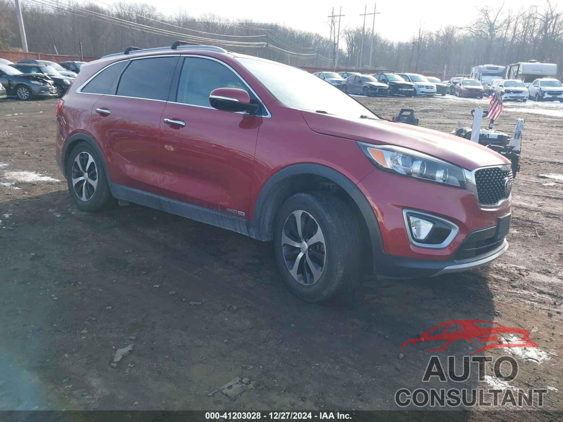 KIA SORENTO 2017 - 5XYPHDA51HG313606