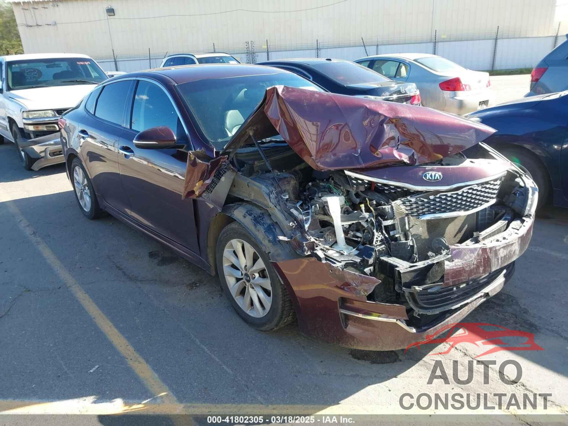 KIA OPTIMA 2016 - 5XXGU4L3XGG092114
