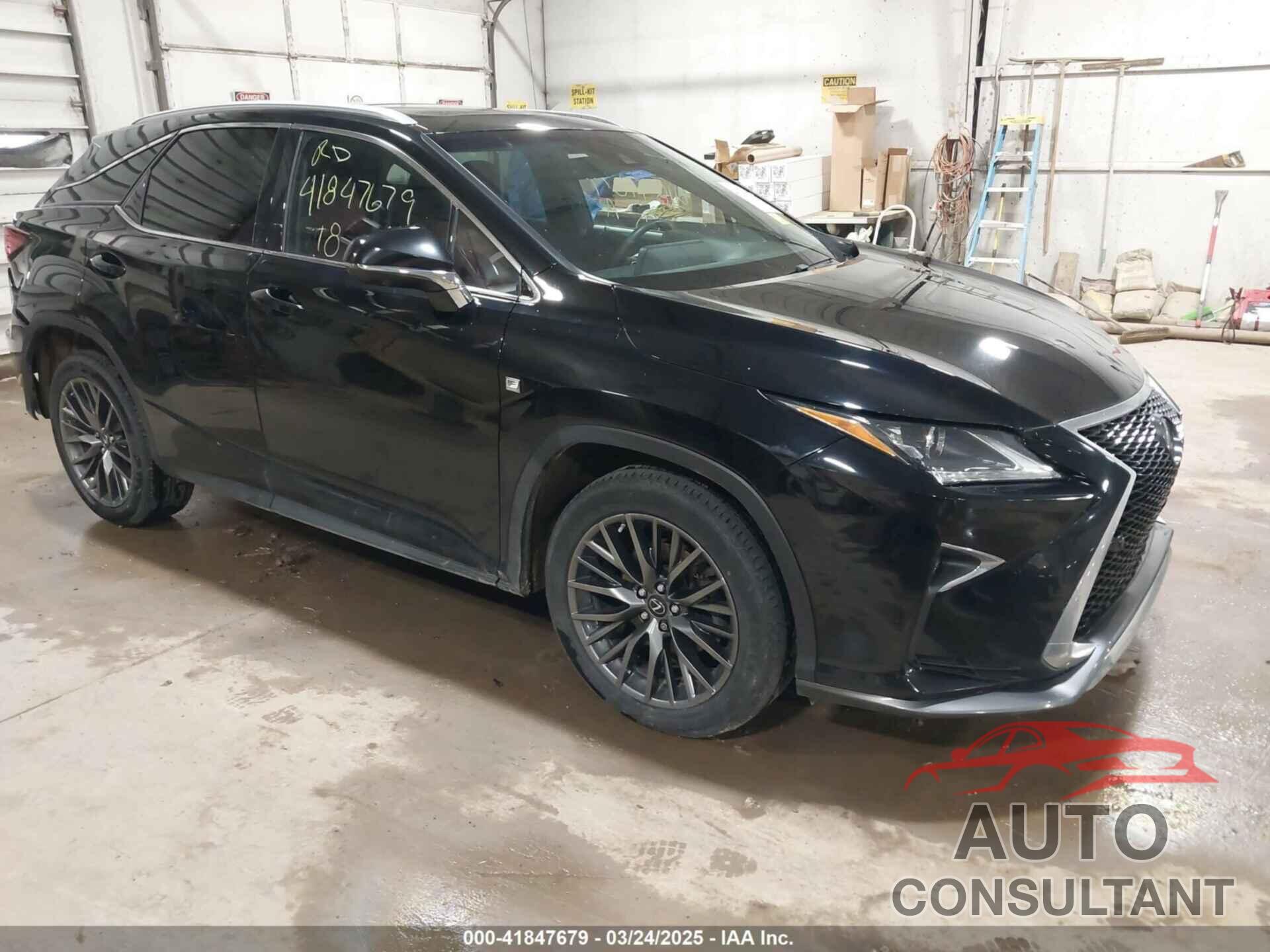 LEXUS RX 350 2018 - 2T2BZMCA8JC158275