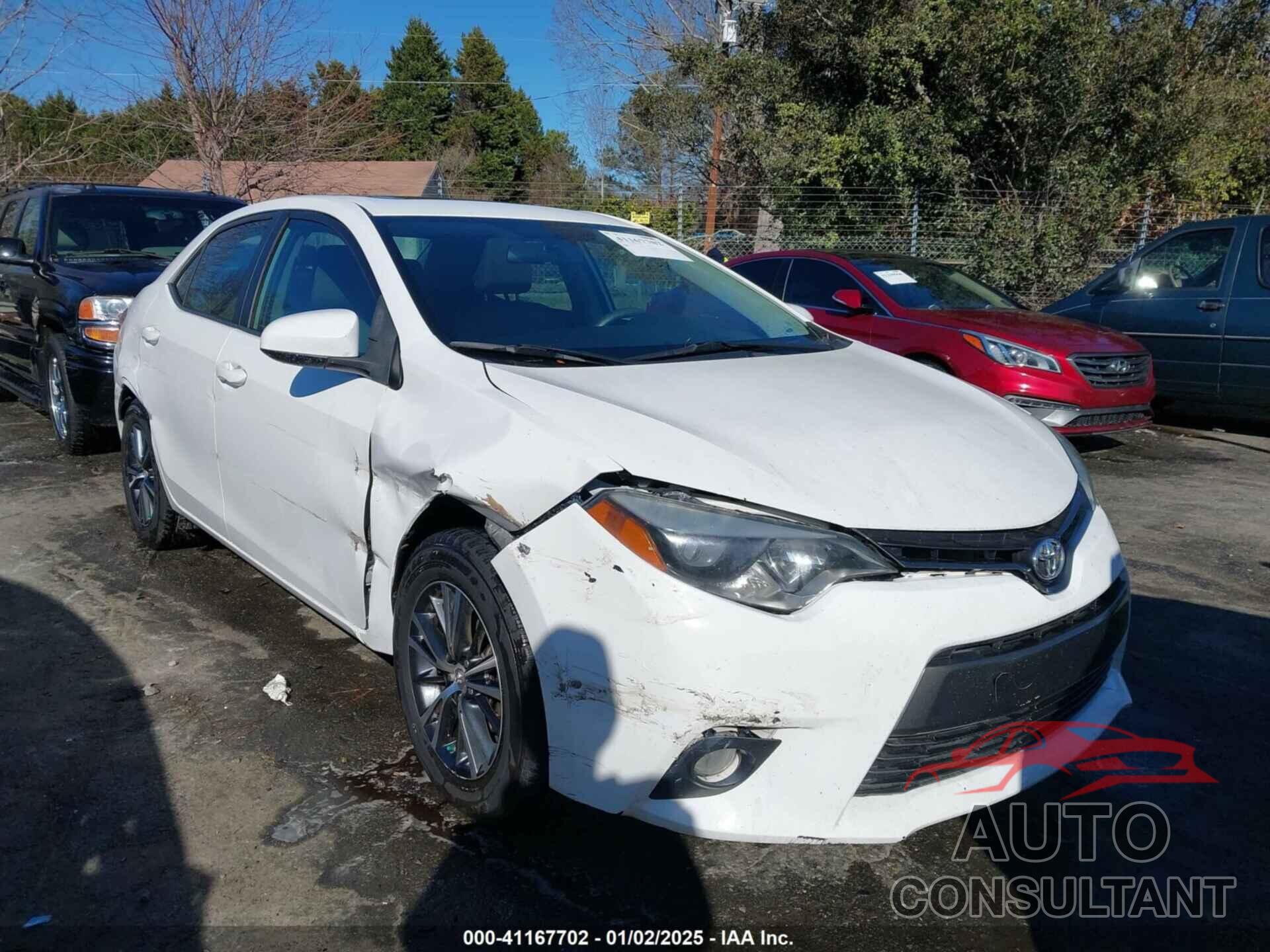 TOYOTA COROLLA 2016 - 2T1BURHE2GC671333