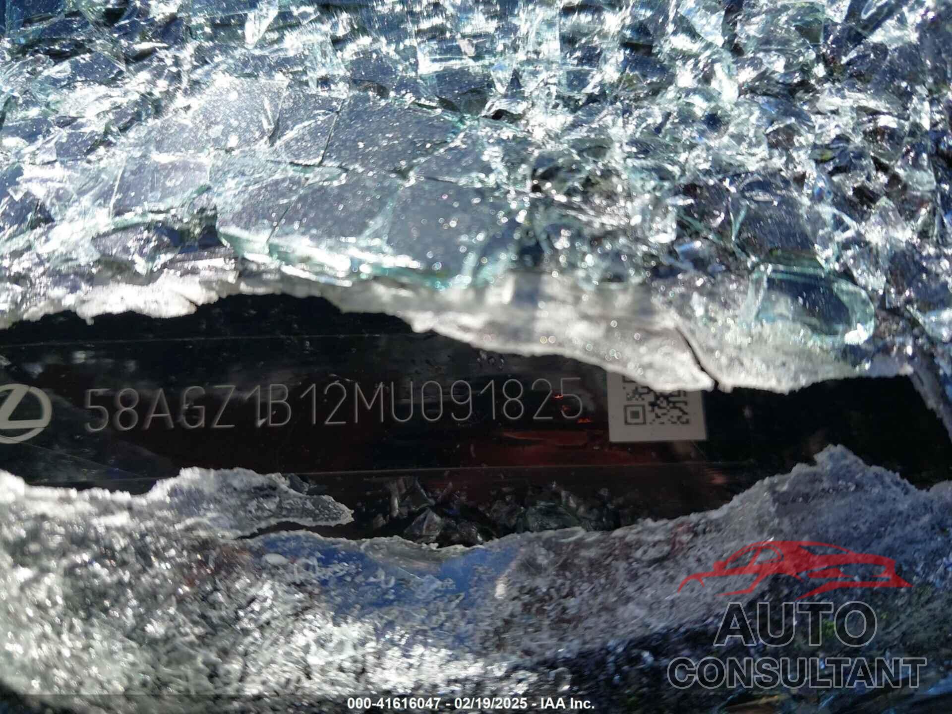 LEXUS ES 350 2021 - 58AGZ1B12MU091825