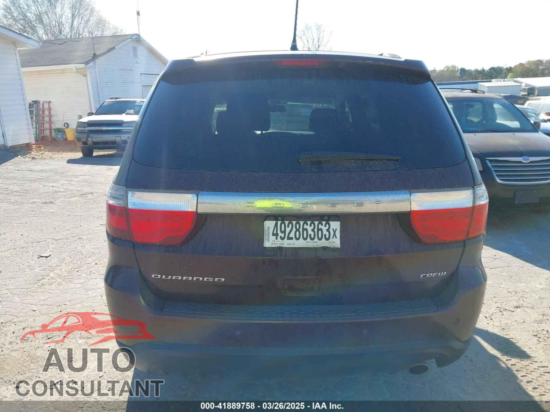 DODGE DURANGO 2012 - 1C4RDHDG9CC330644