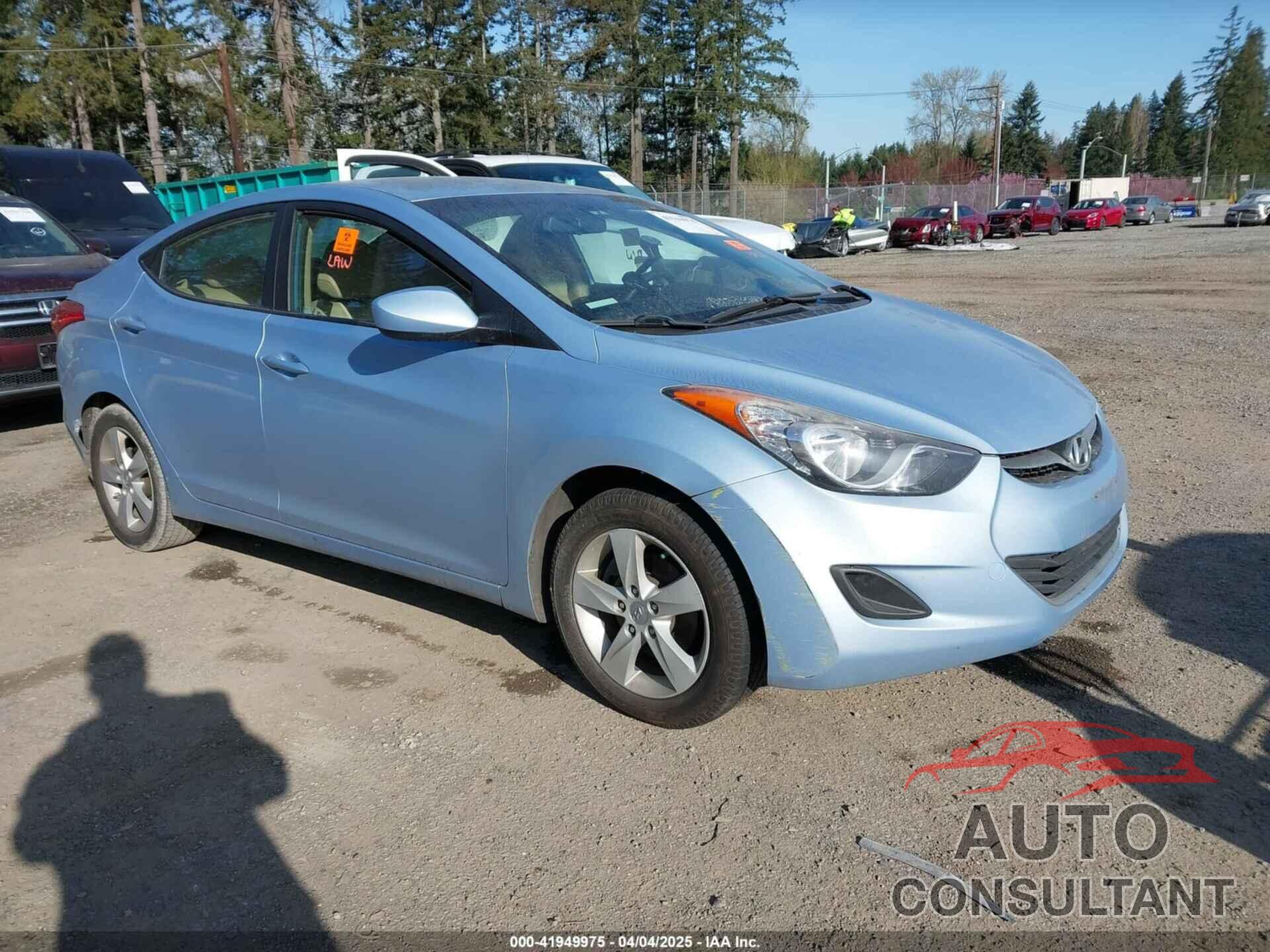HYUNDAI ELANTRA 2011 - KMHDH4AE5BU099465