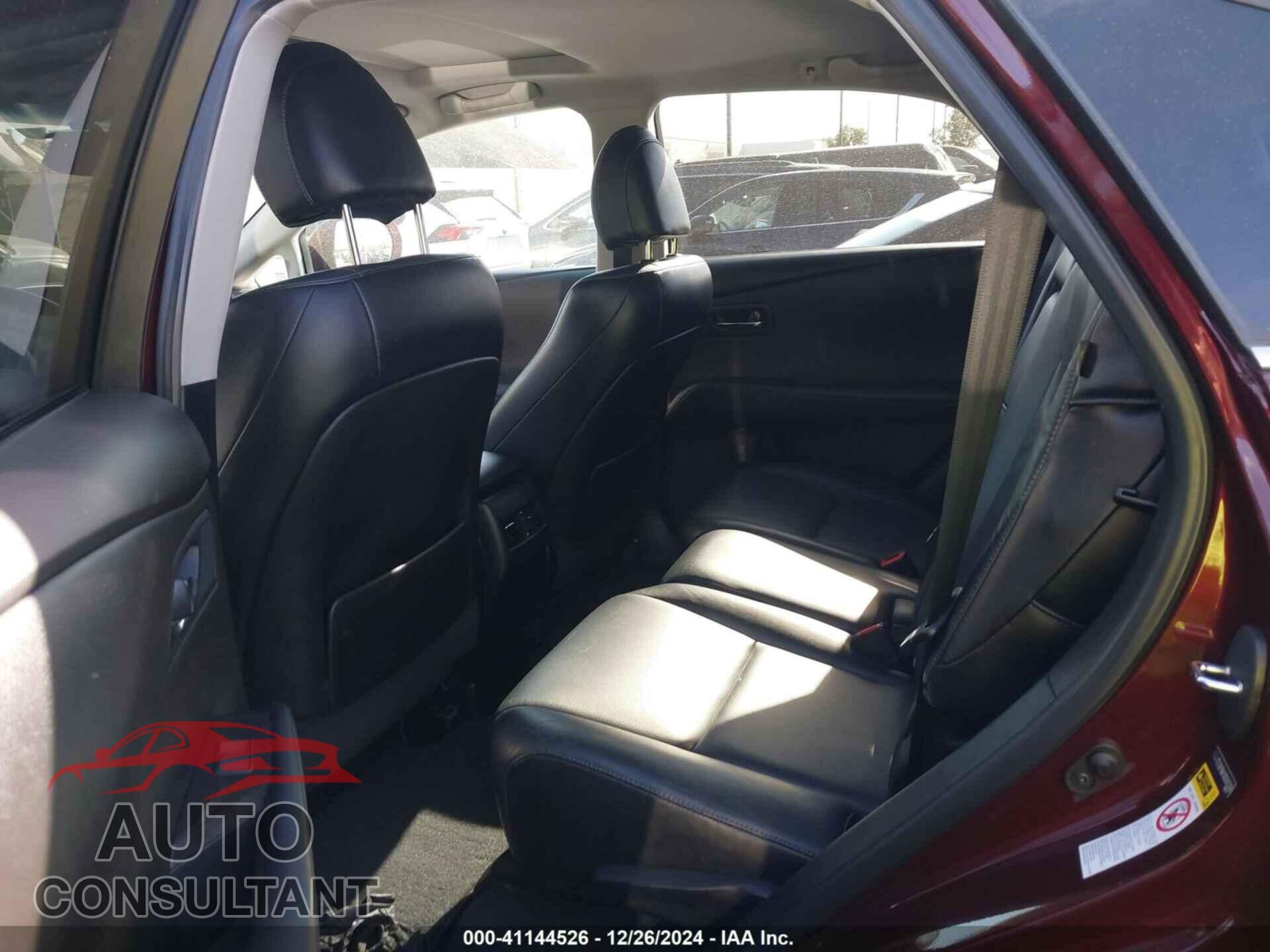 LEXUS RX 350 2013 - 2T2ZK1BA1DC093308