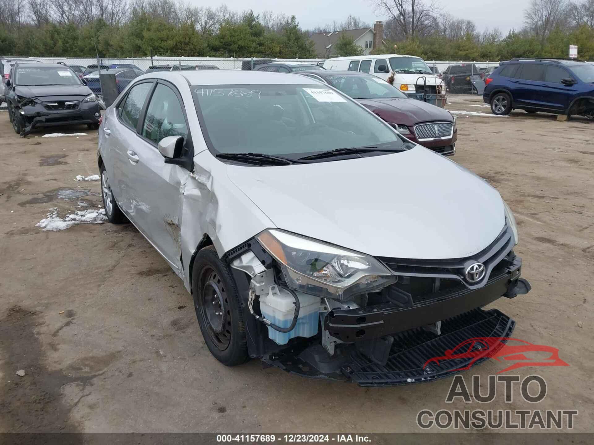 TOYOTA COROLLA 2015 - 2T1BURHE2FC475200
