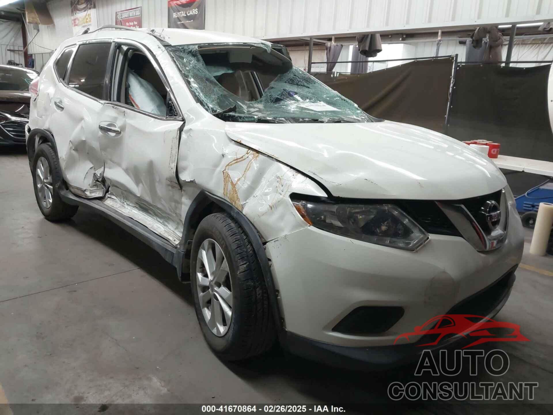 NISSAN ROGUE 2016 - KNMAT2MT6GP681519