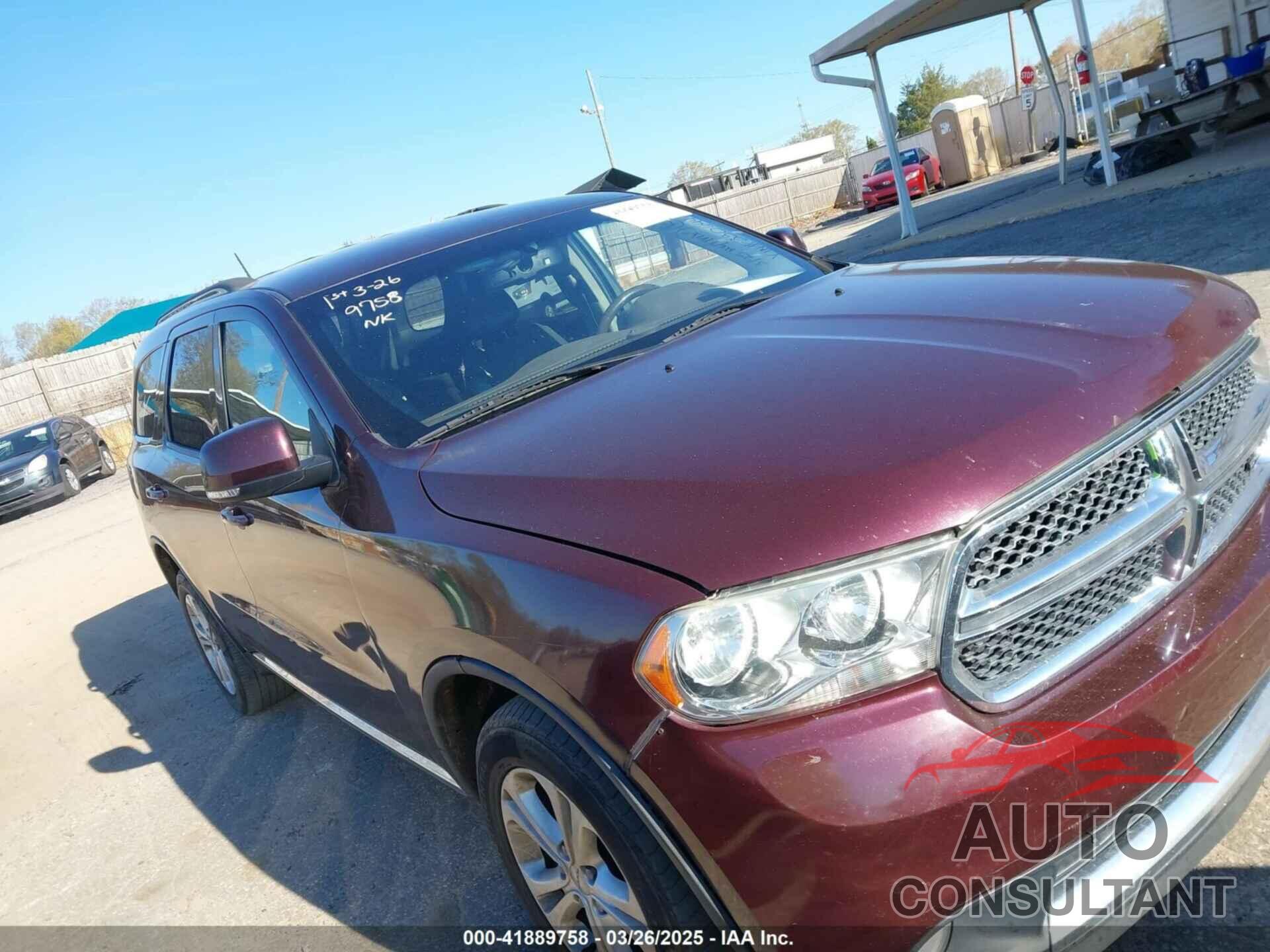 DODGE DURANGO 2012 - 1C4RDHDG9CC330644