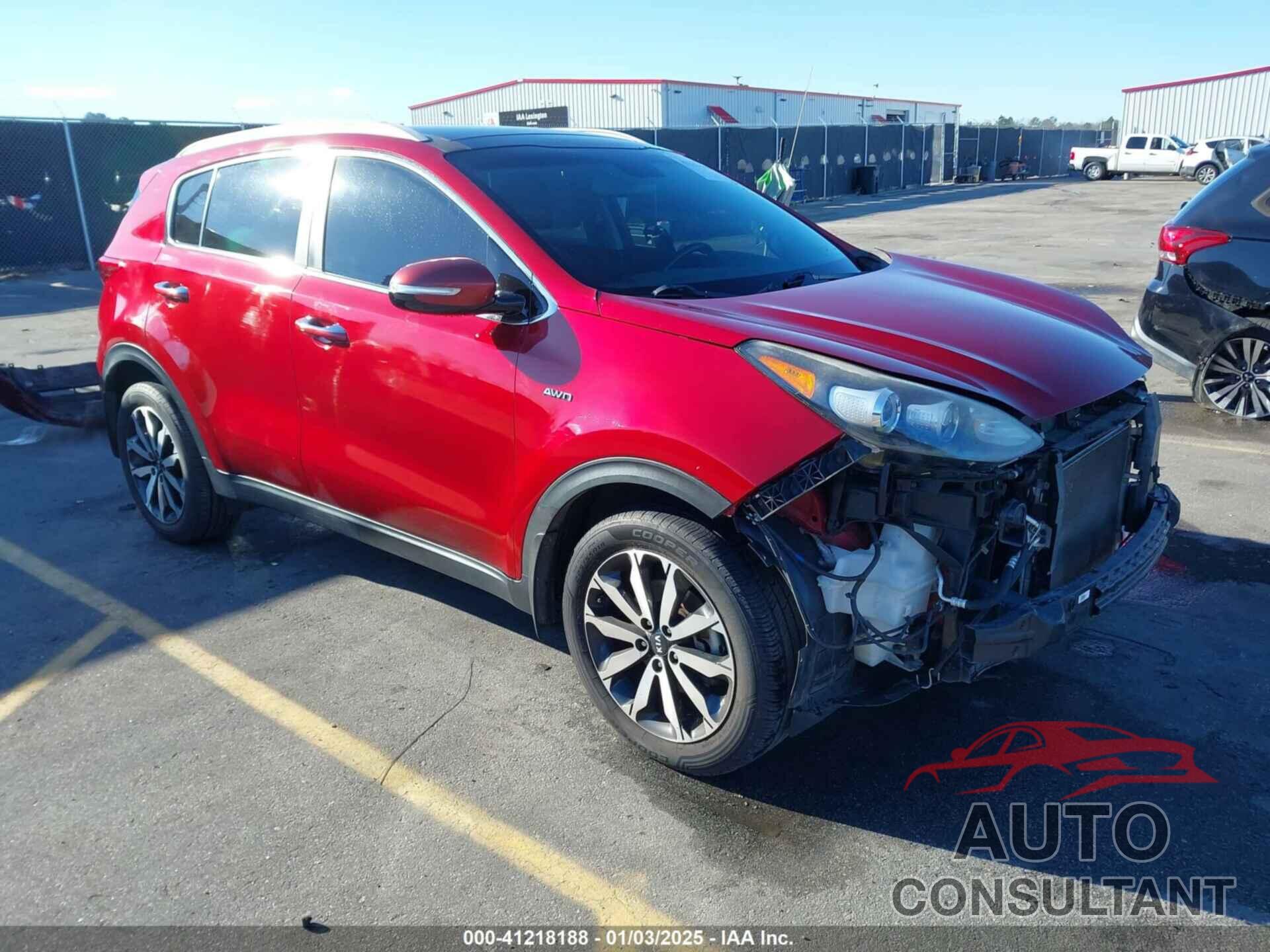 KIA SPORTAGE 2017 - KNDPNCAC8H7278996