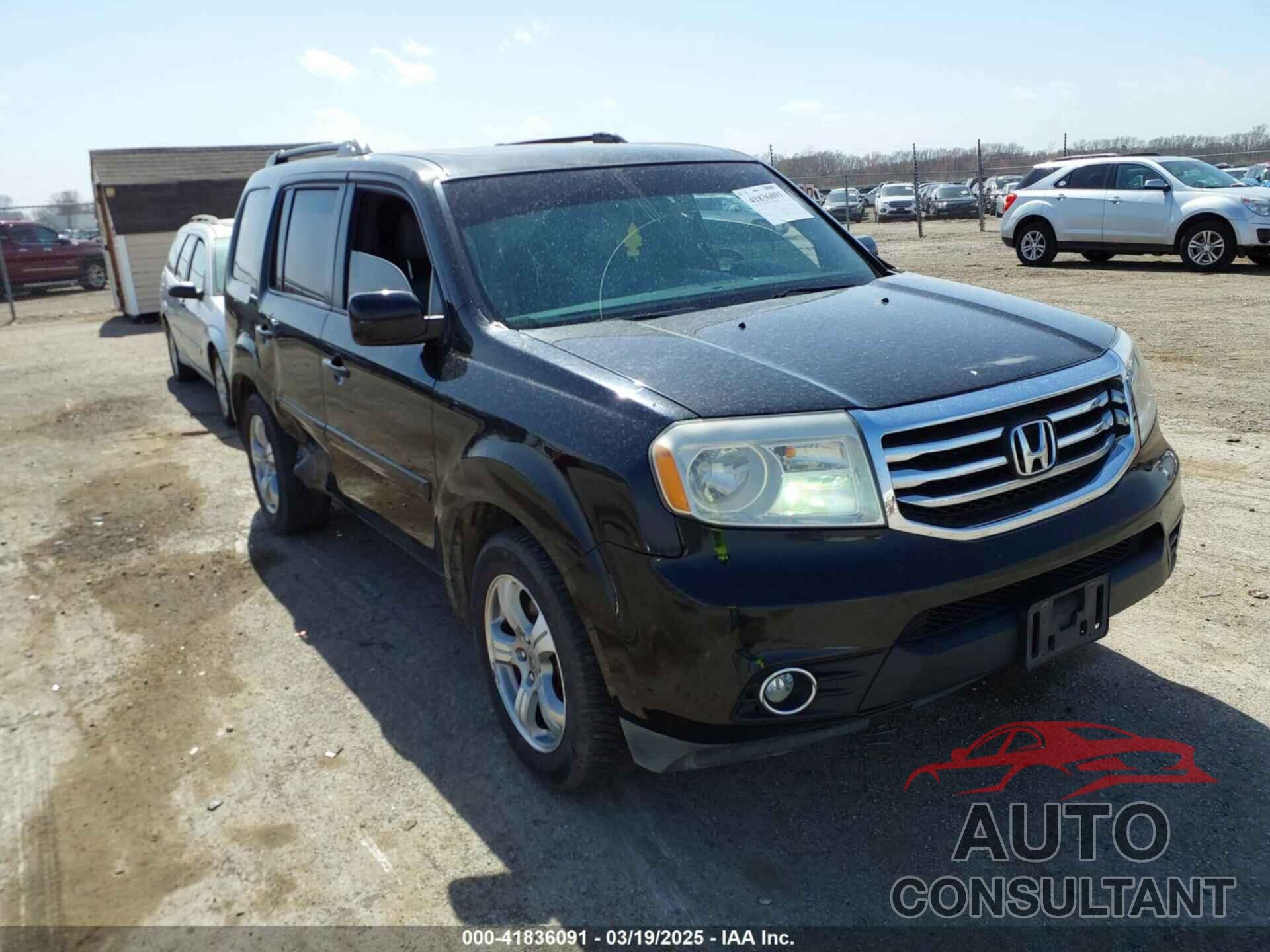HONDA PILOT 2013 - 5FNYF4H54DB037357