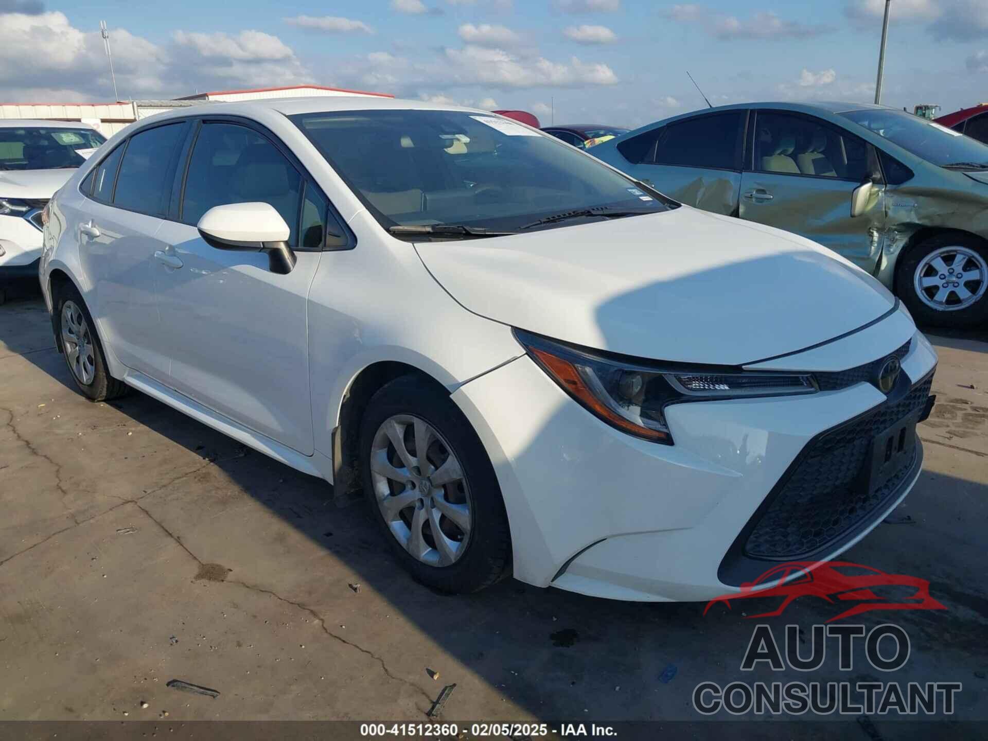 TOYOTA COROLLA 2020 - JTDEPRAE3LJ080067