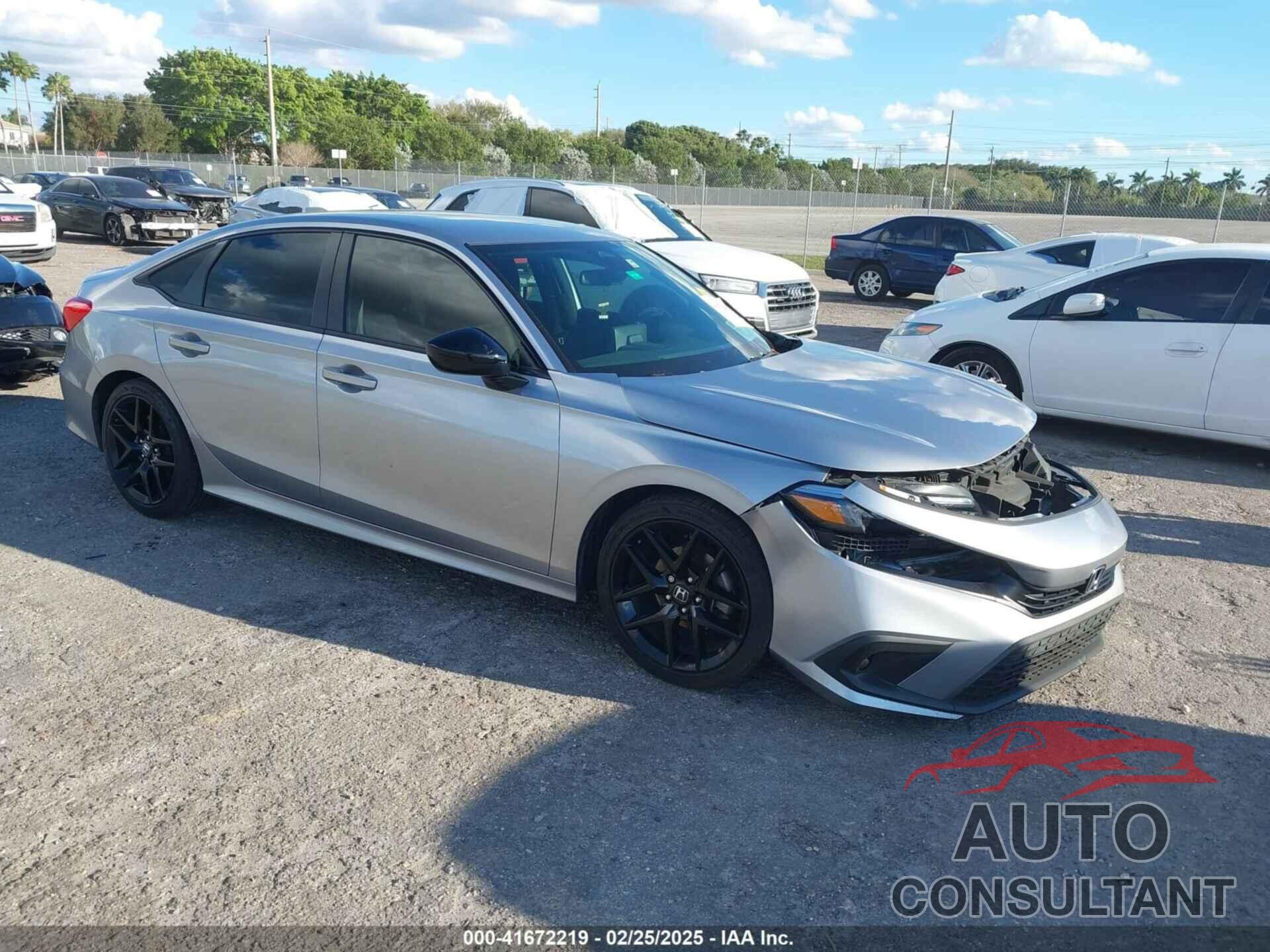 HONDA CIVIC 2022 - 2HGFE2F52NH597599