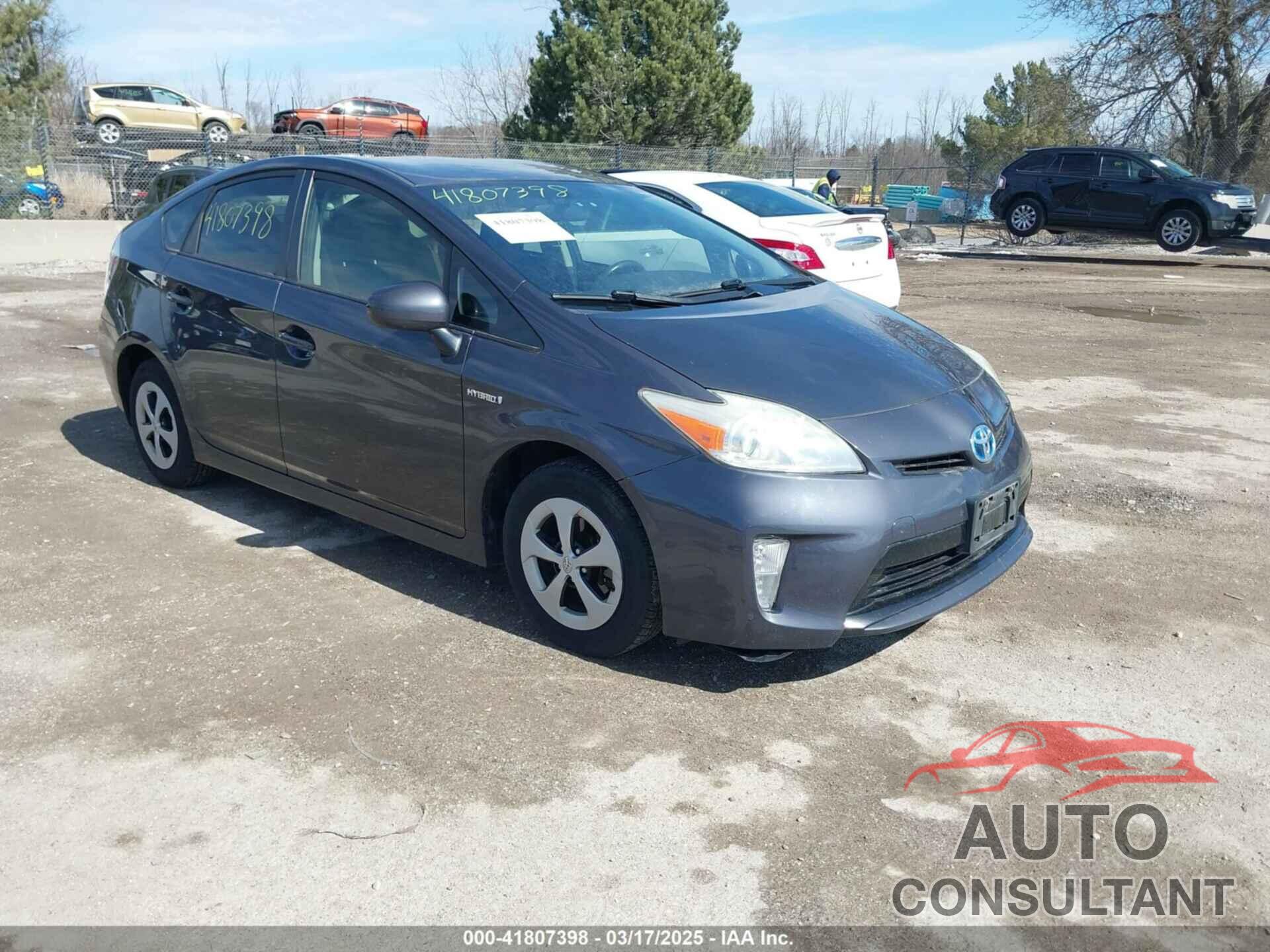 TOYOTA PRIUS 2013 - JTDKN3DU2D5675947