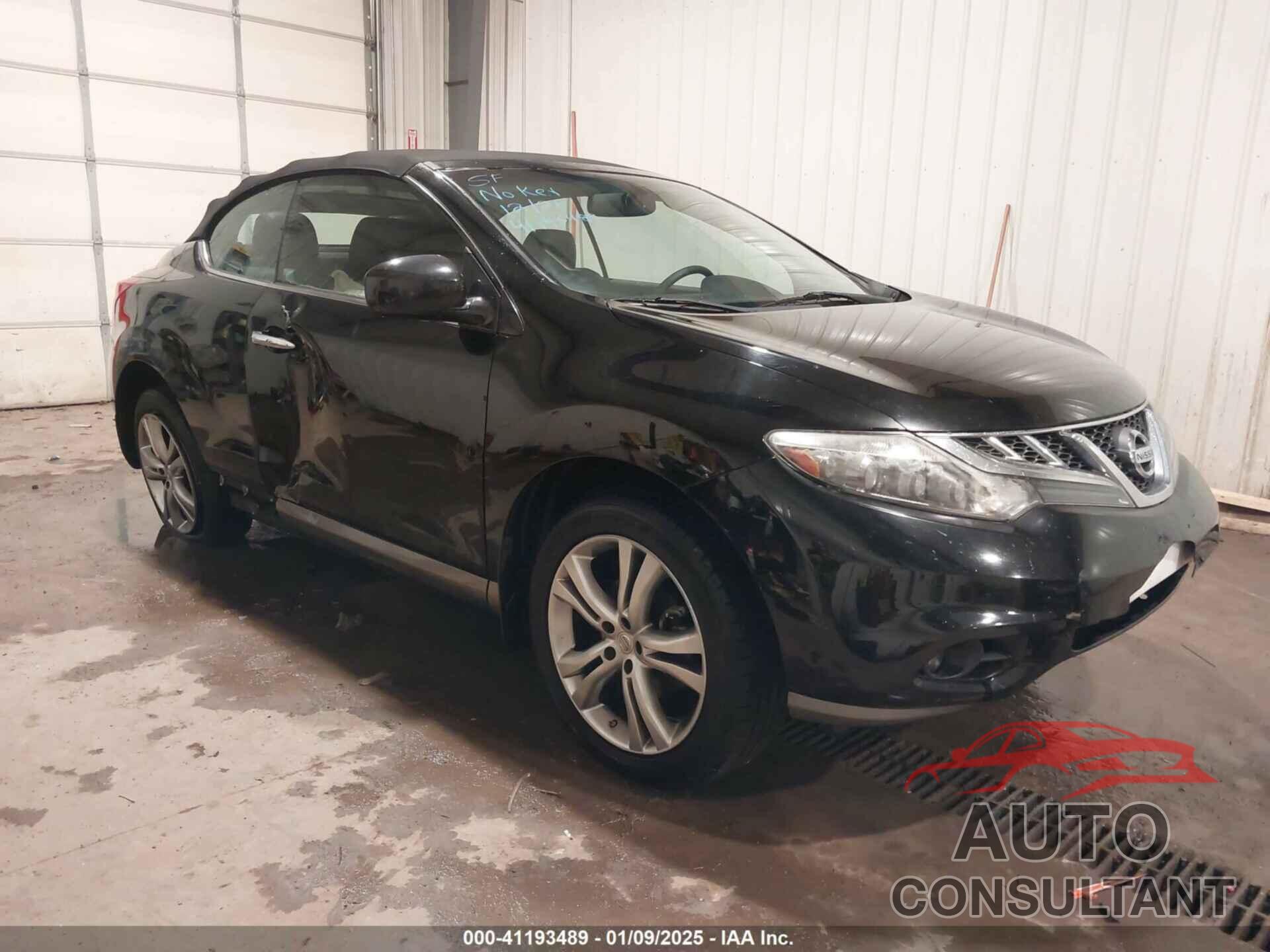NISSAN MURANO CROSSCABRIOLET 2011 - JN8AZ1FY2BW002558