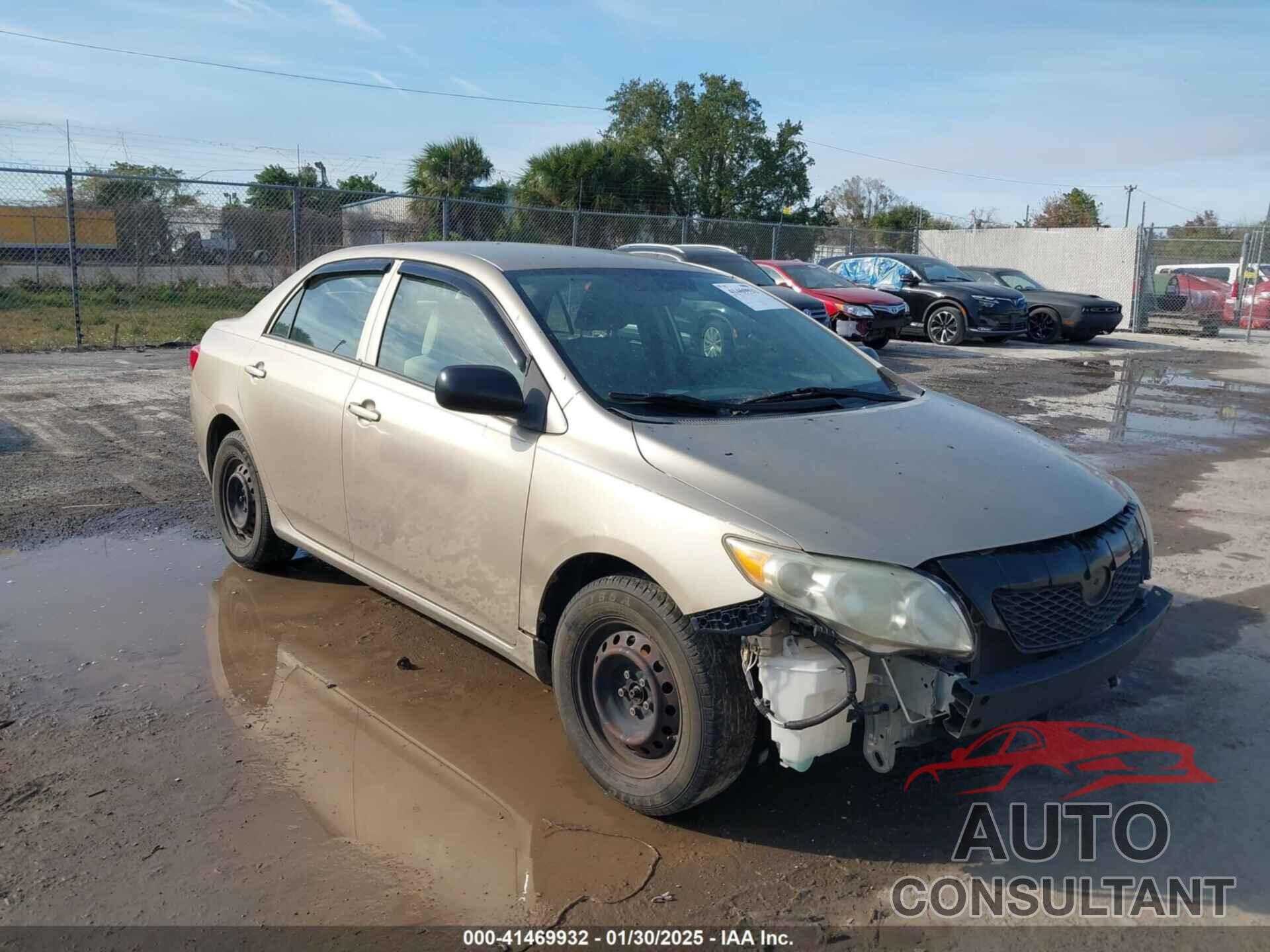 TOYOTA COROLLA 2009 - 2T1BU40E69C139973