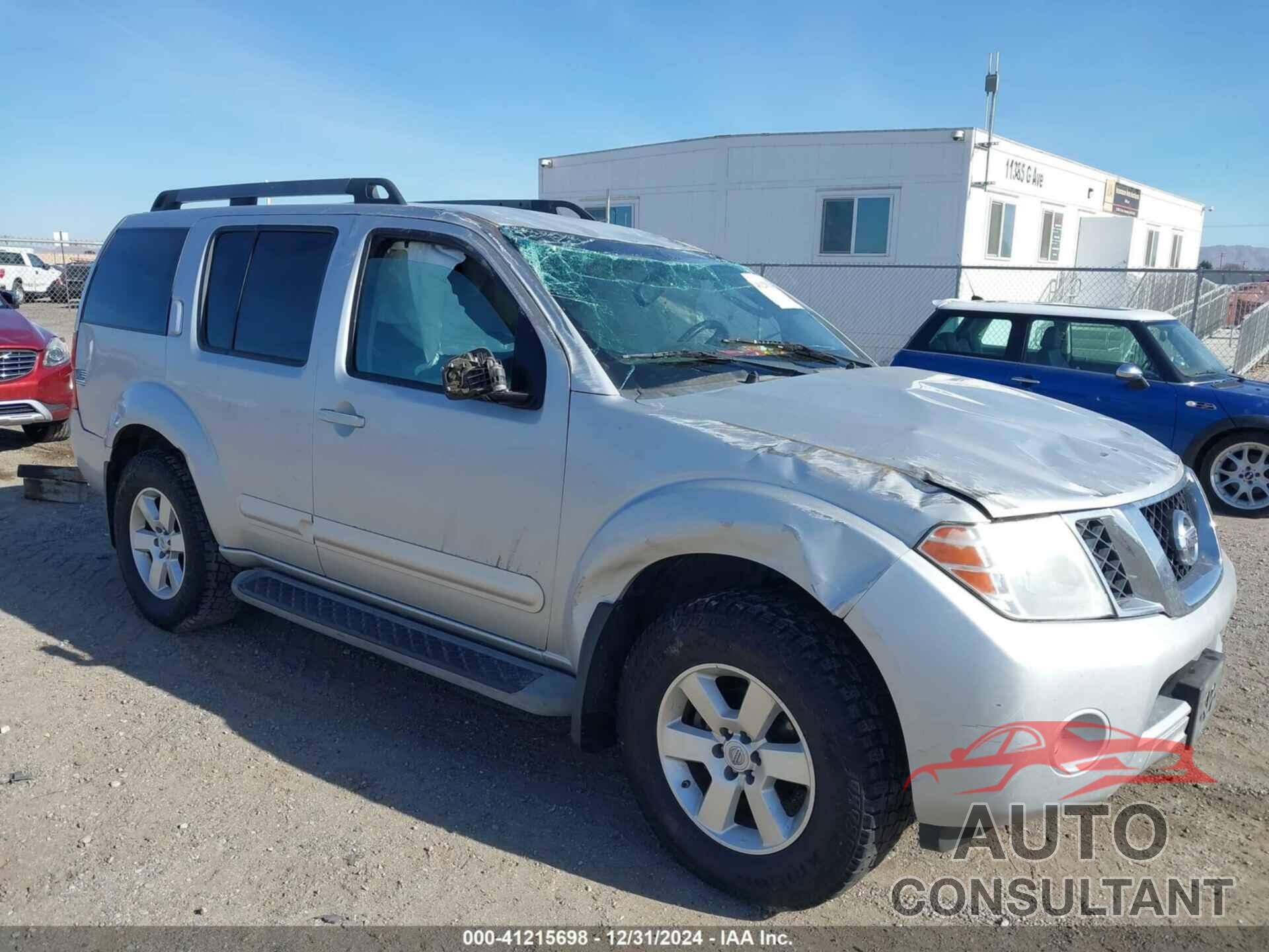 NISSAN PATHFINDER 2012 - 5N1AR1NB1CC615438