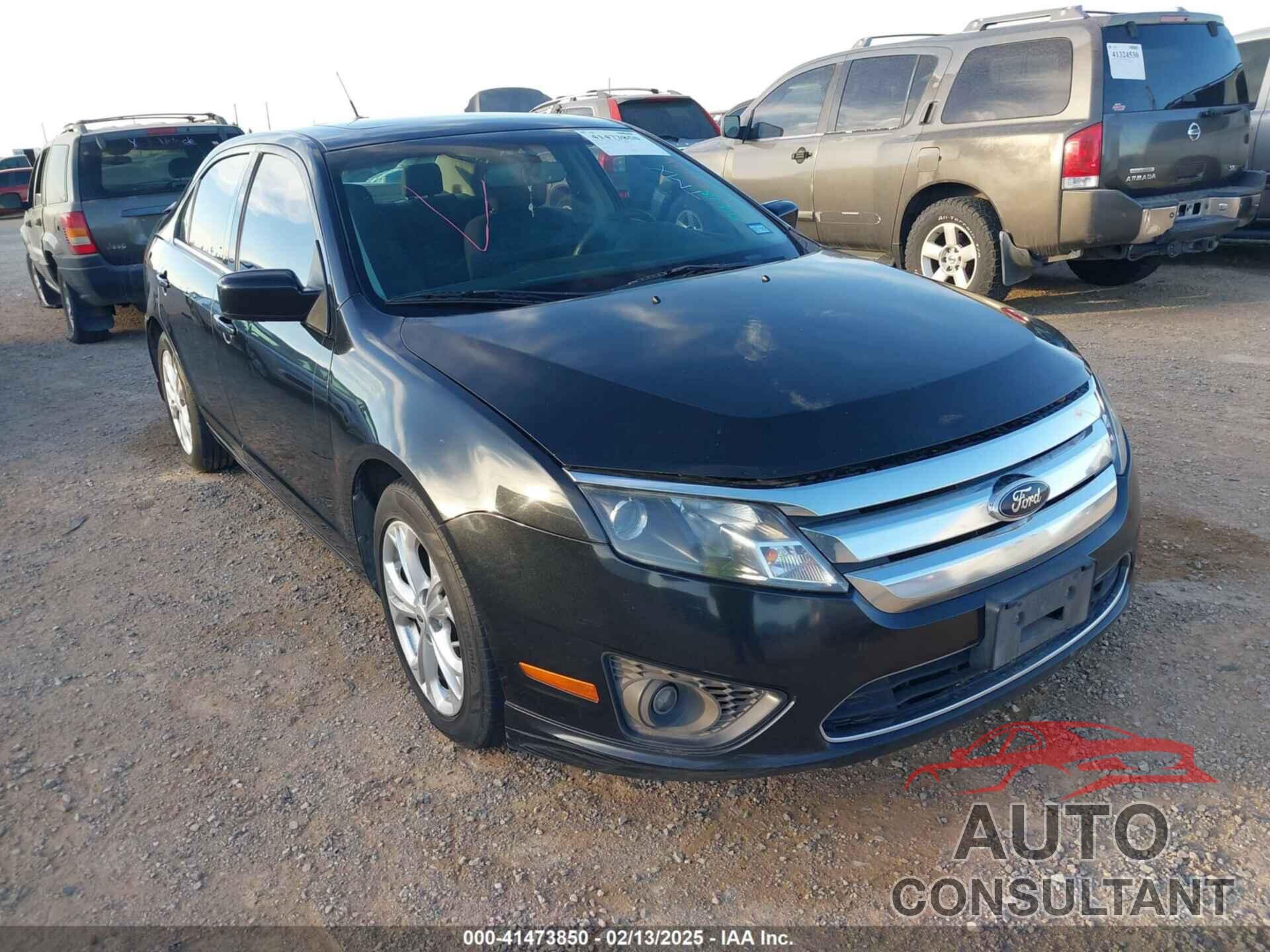 FORD FUSION 2012 - 3FAHP0HA9CR364066