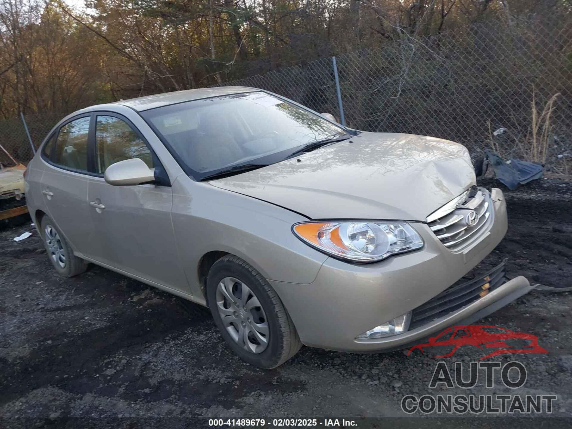 HYUNDAI ELANTRA 2010 - KMHDU4AD8AU199044
