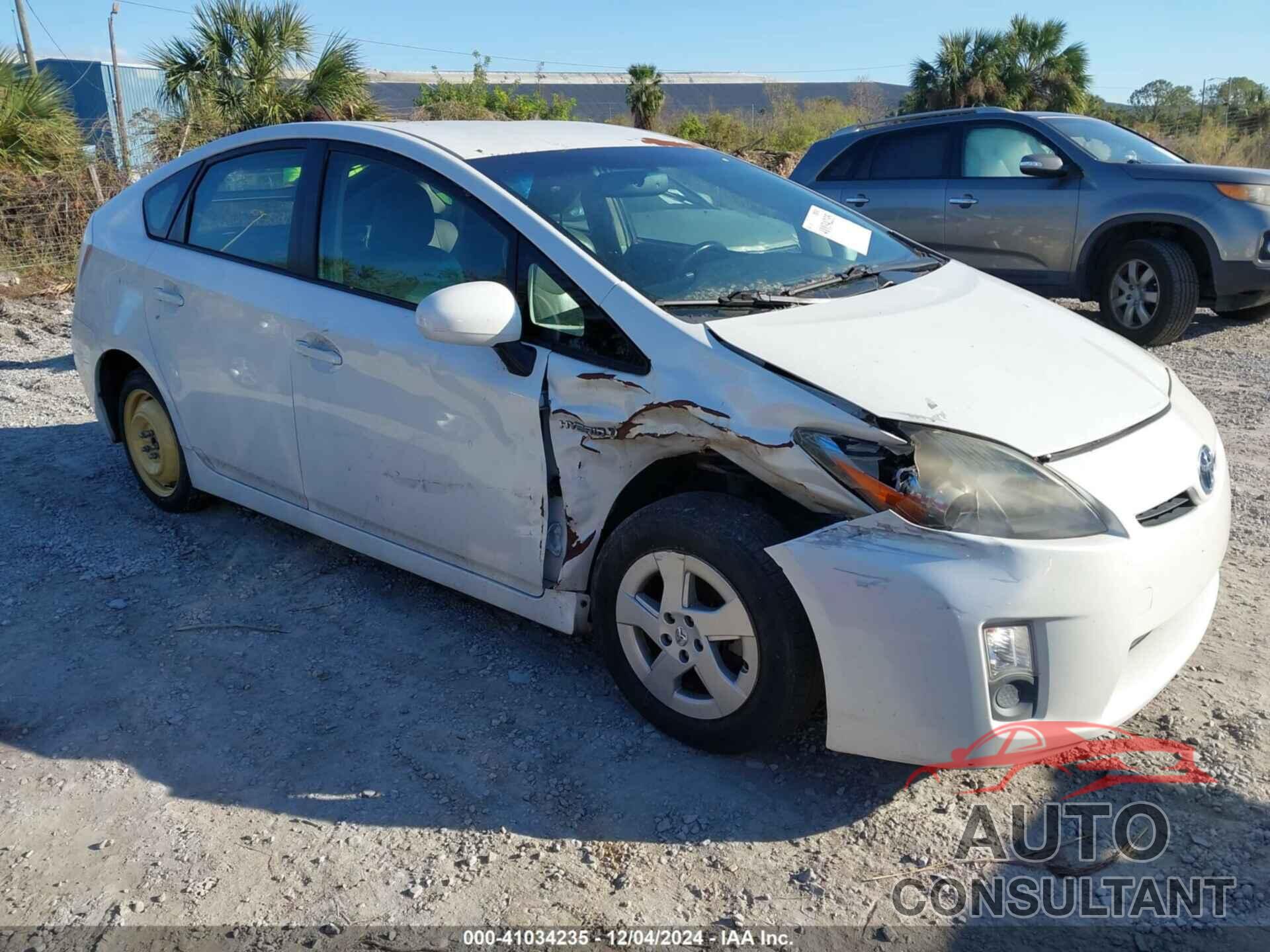 TOYOTA PRIUS 2010 - JTDKN3DU1A0021093