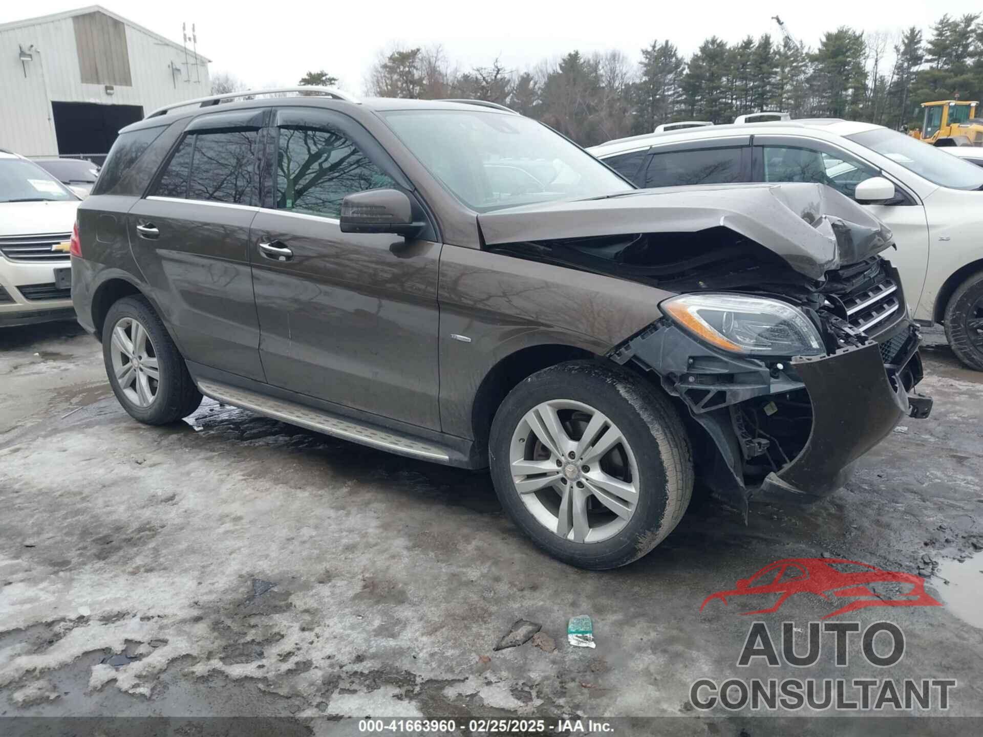 MERCEDES-BENZ ML 350 2012 - 4JGDA5HBXCA097431