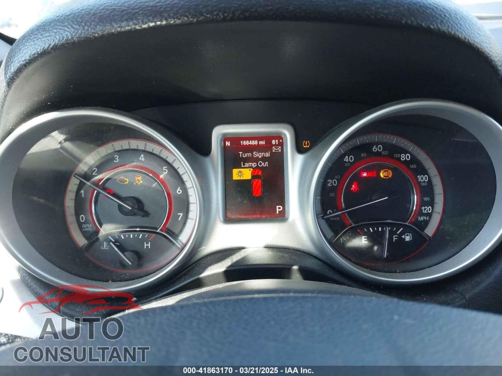 DODGE JOURNEY 2015 - 3C4PDCBB2FT531344