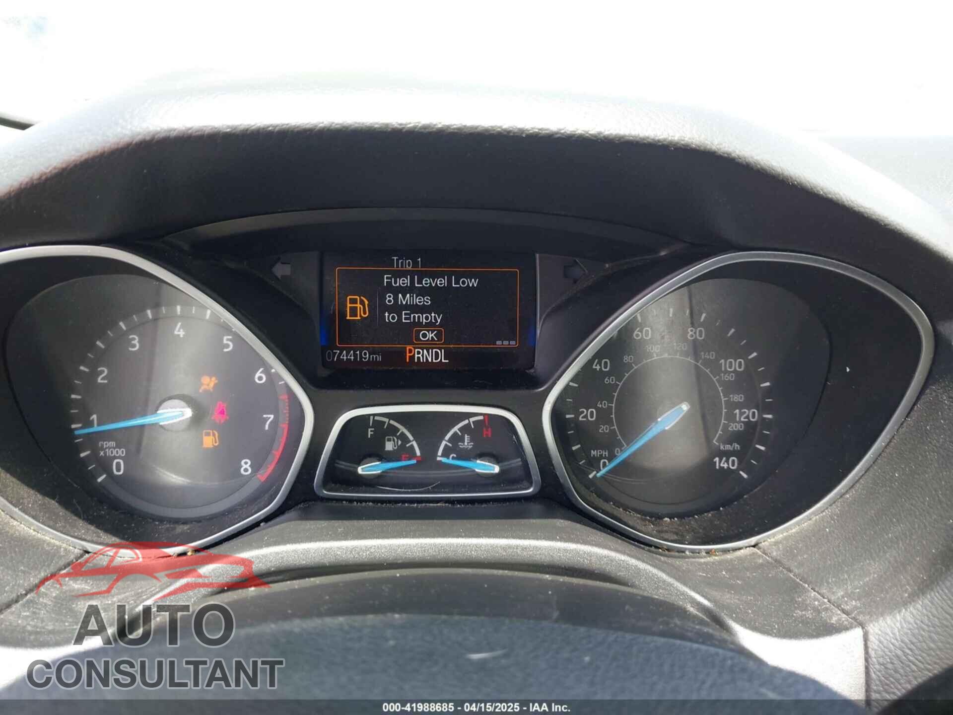 FORD FOCUS 2017 - 1FADP3E21HL269780