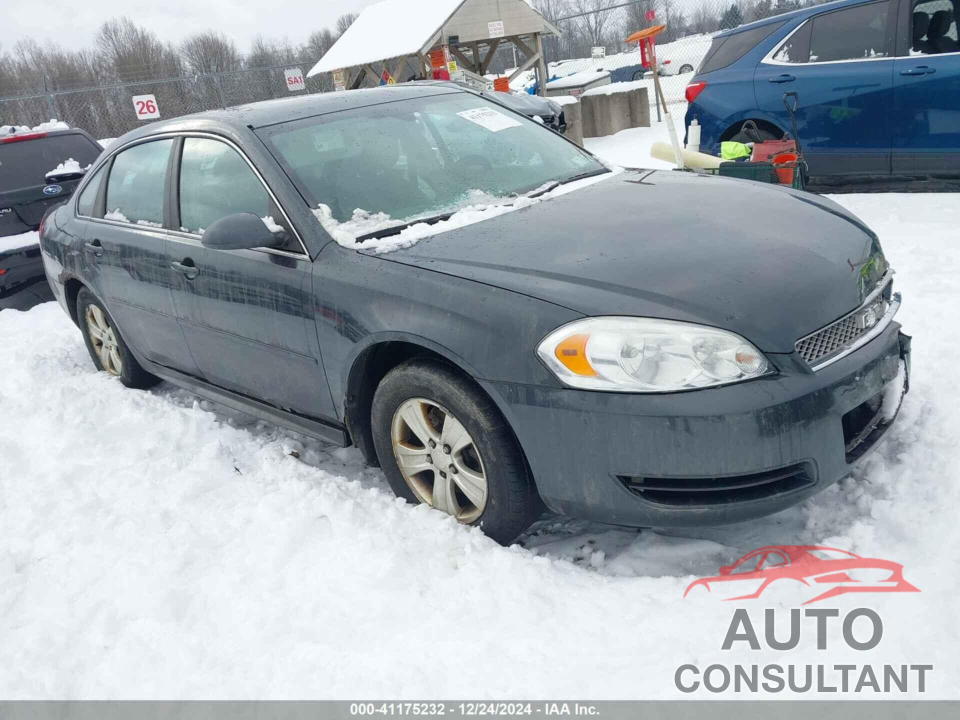 CHEVROLET IMPALA 2012 - 2G1WF5E34C1312204