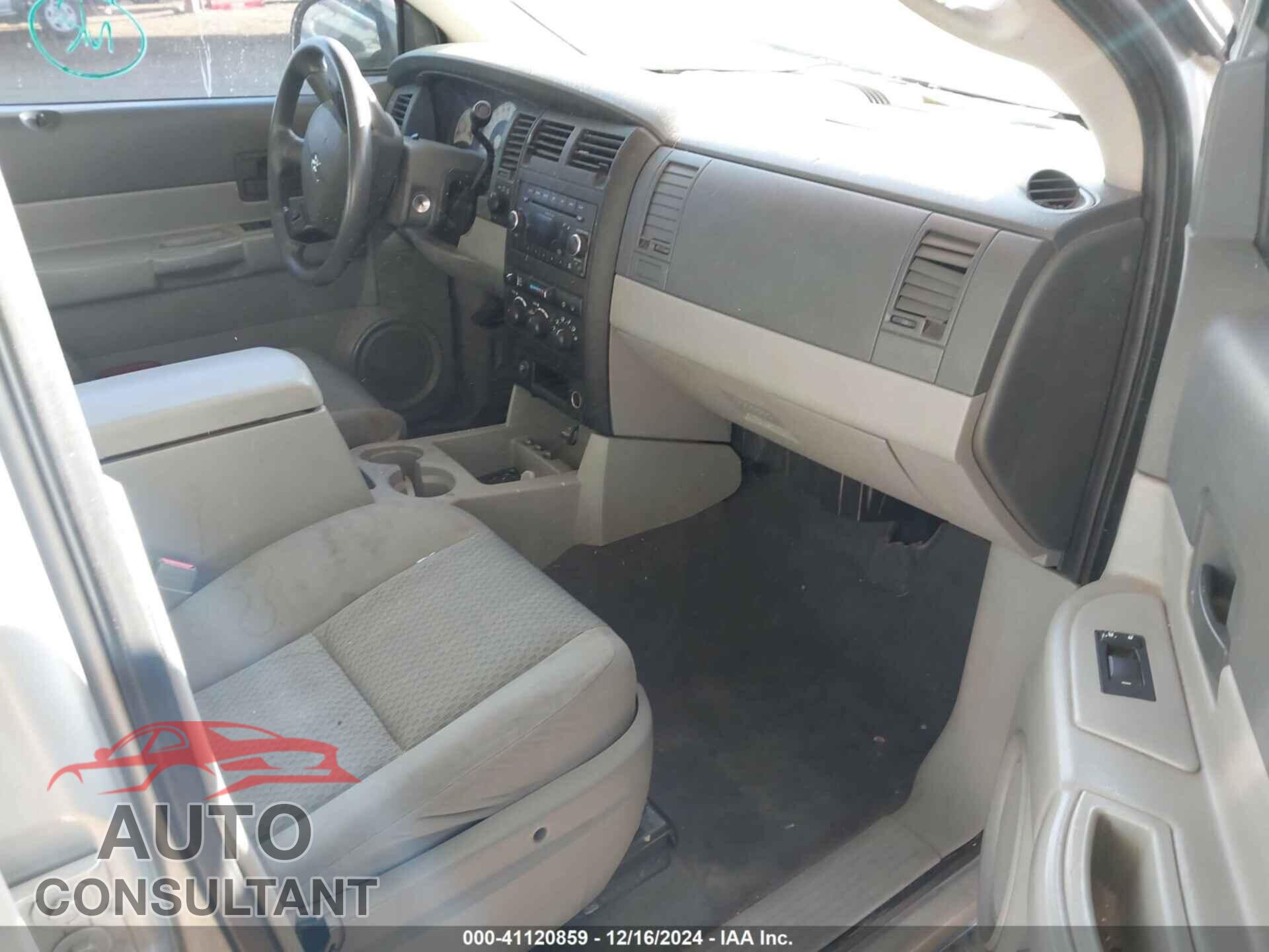DODGE DURANGO 2009 - 1D8HB38P89F712199