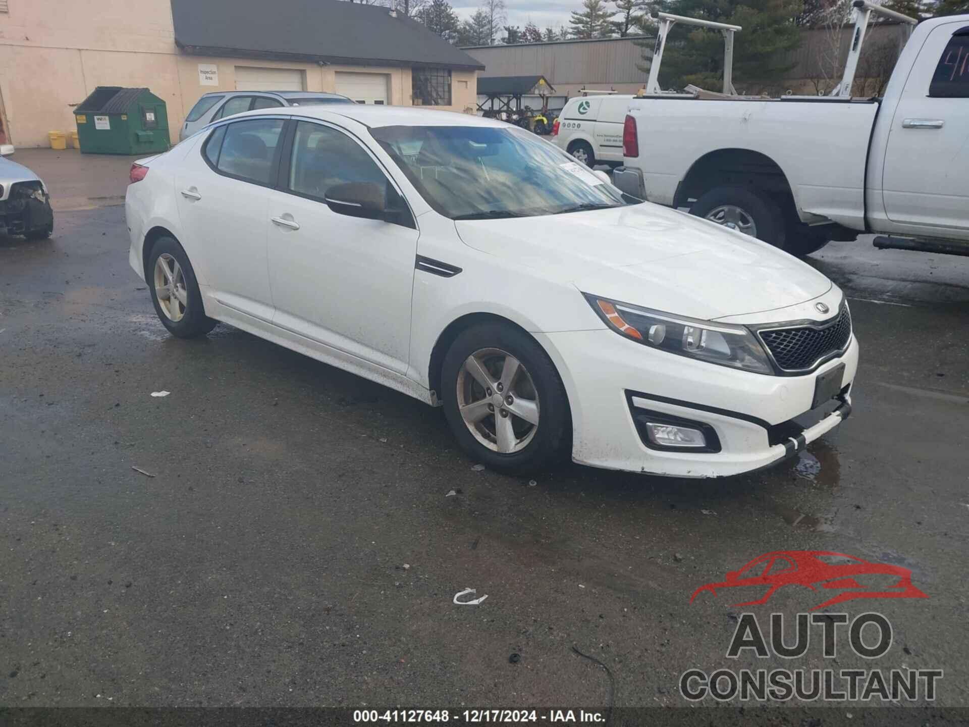 KIA OPTIMA 2015 - KNAGM4A77F5586937