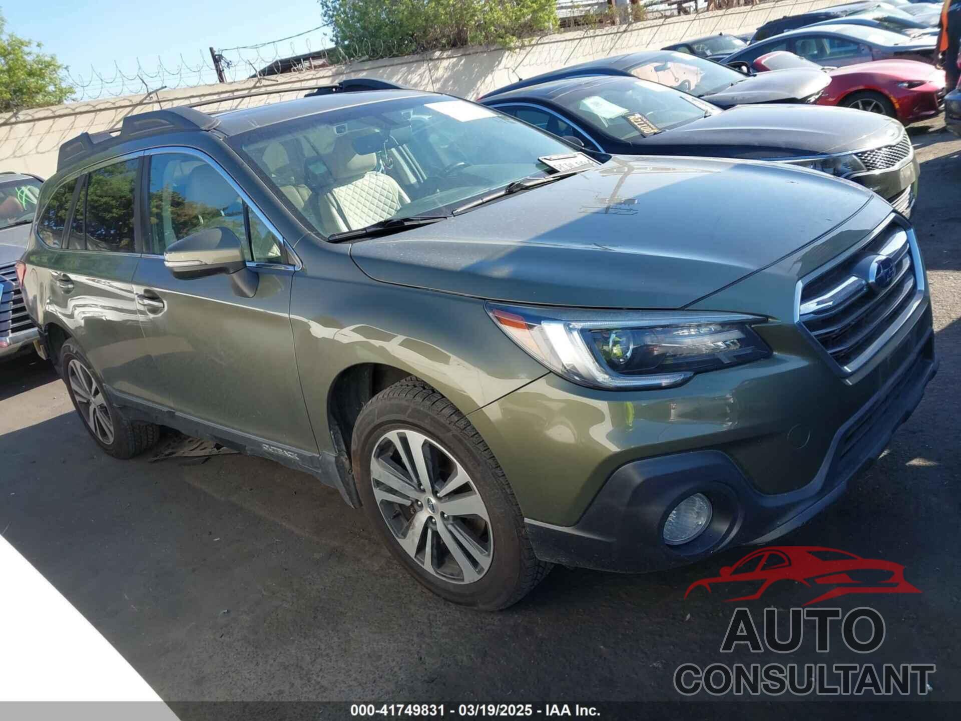 SUBARU OUTBACK 2019 - 4S4BSANC5K3215771