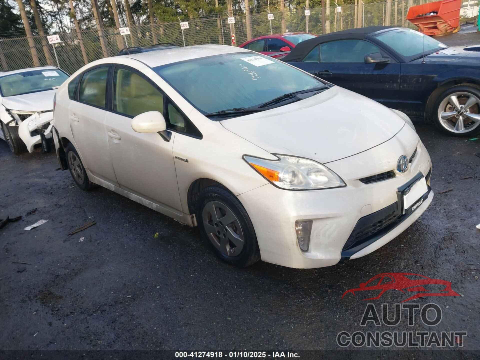 TOYOTA PRIUS 2012 - JTDKN3DU0C5435228