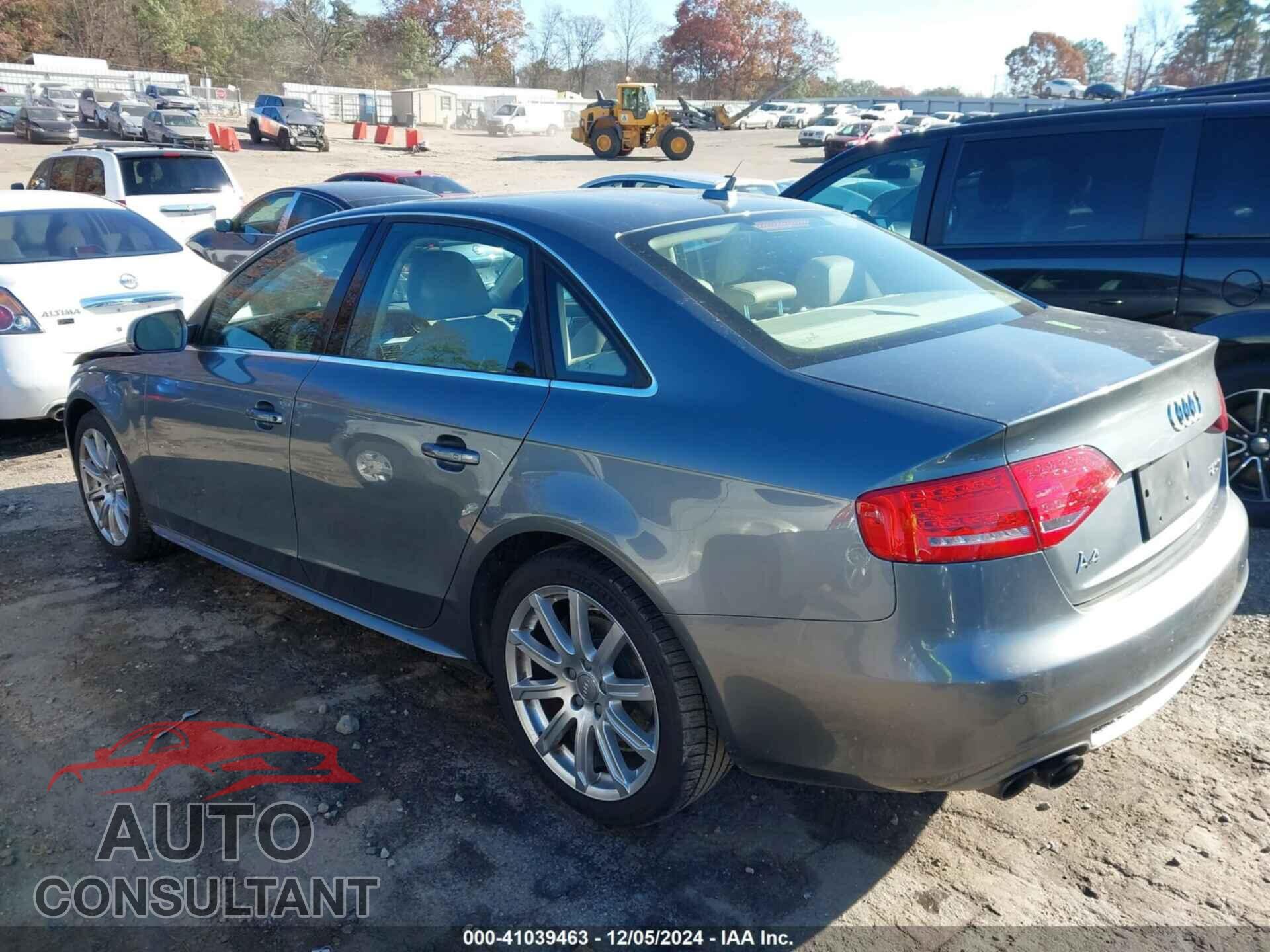 AUDI A4 2012 - WAUEFAFL9CA035658