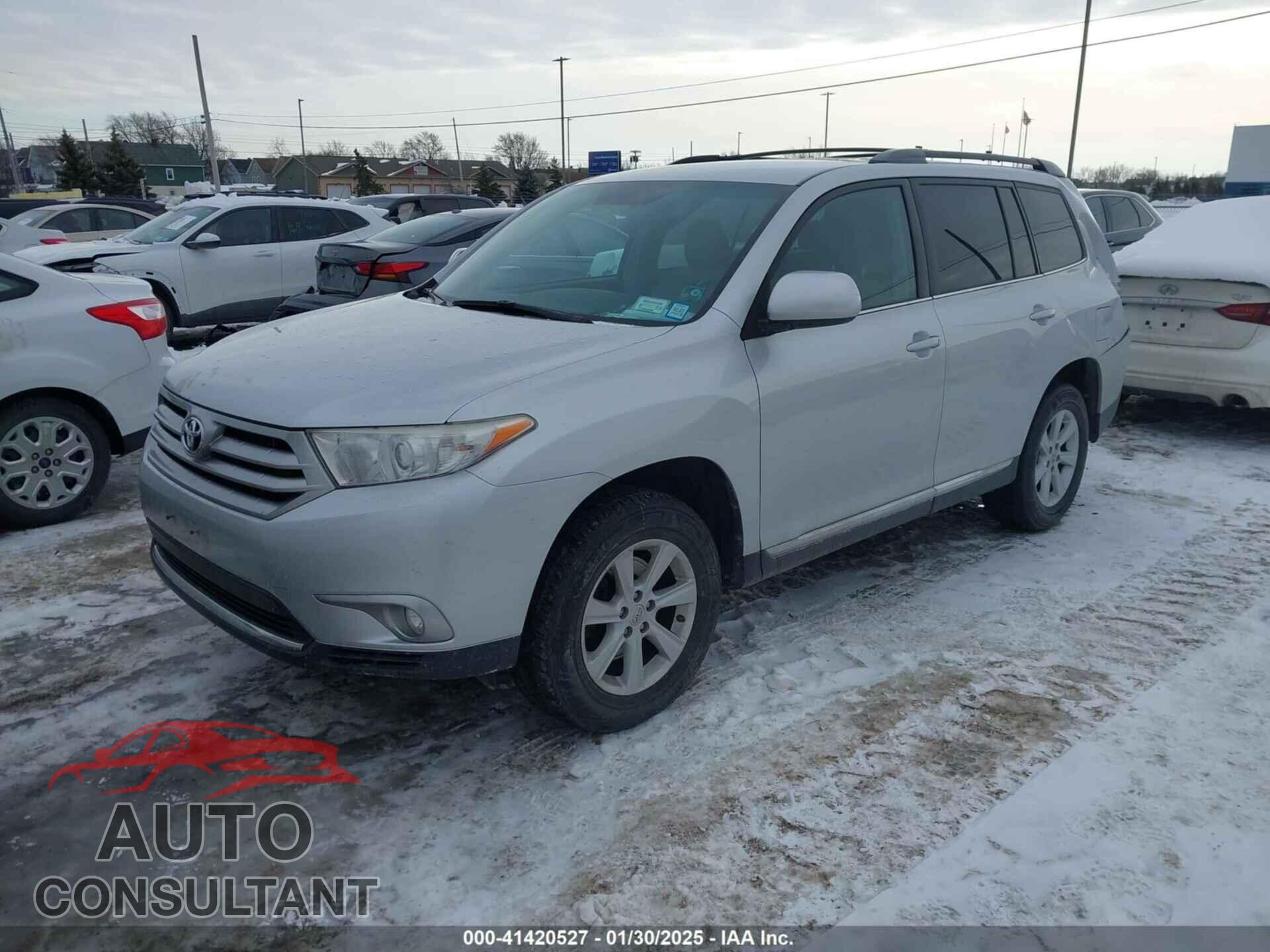 TOYOTA HIGHLANDER 2013 - 5TDBK3EH0DS255530